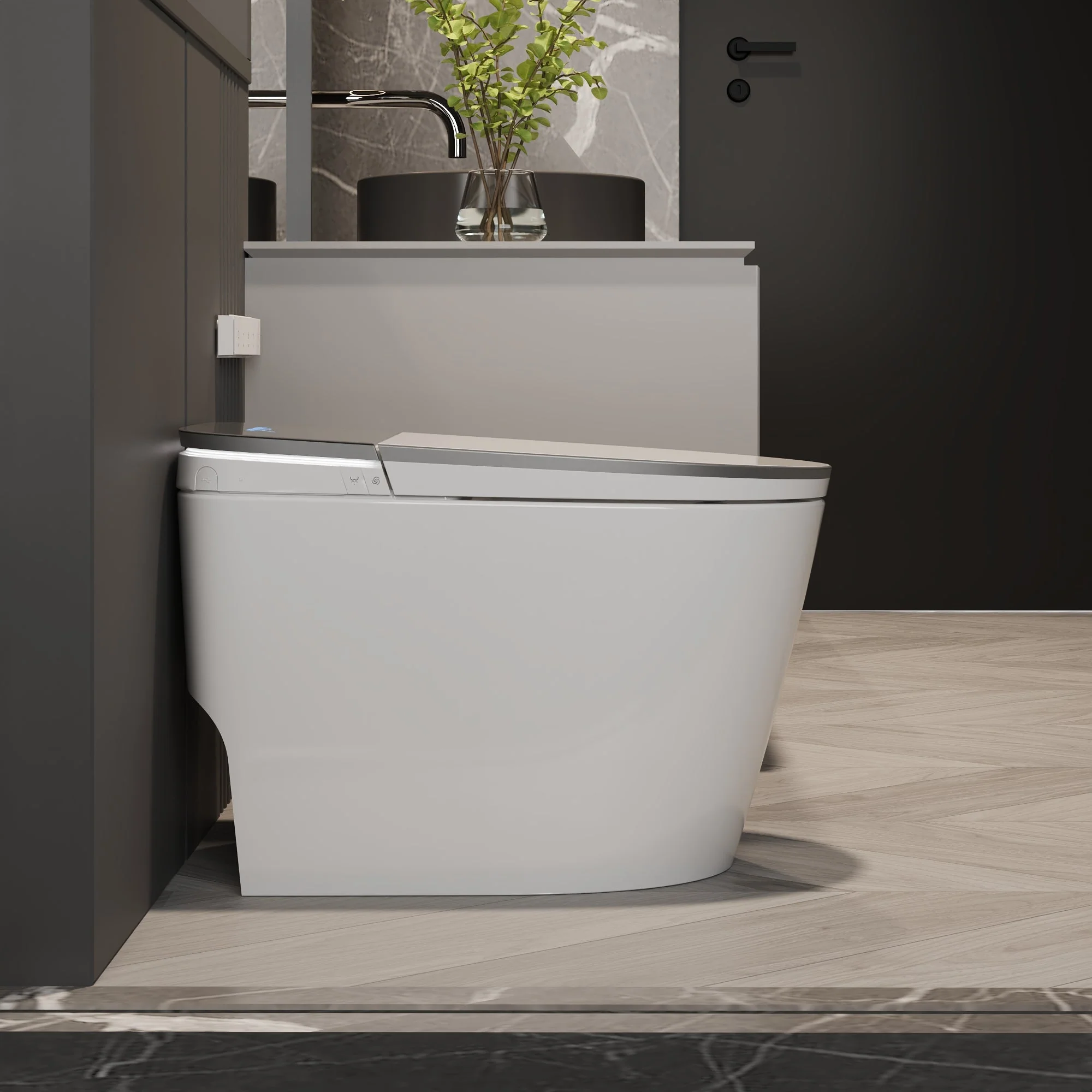 DeerValley DV-1S0336-V3 Smart Toilet with Advanced Smart Controls, ADA Comfort Height - Image 5