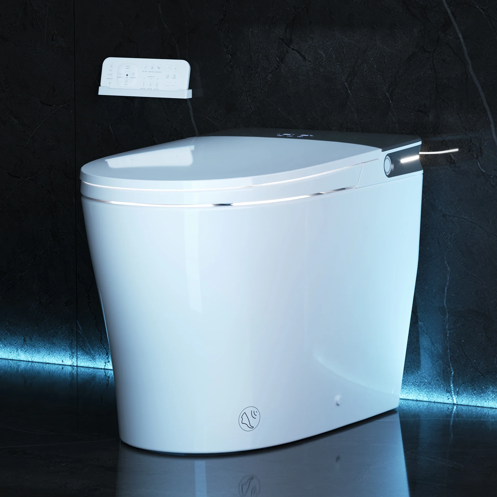 DeerValley DV-1S0371-V3 ADA Smart Toilet with Foam Shield & Powerful 1000 MAP Flush - Image 3