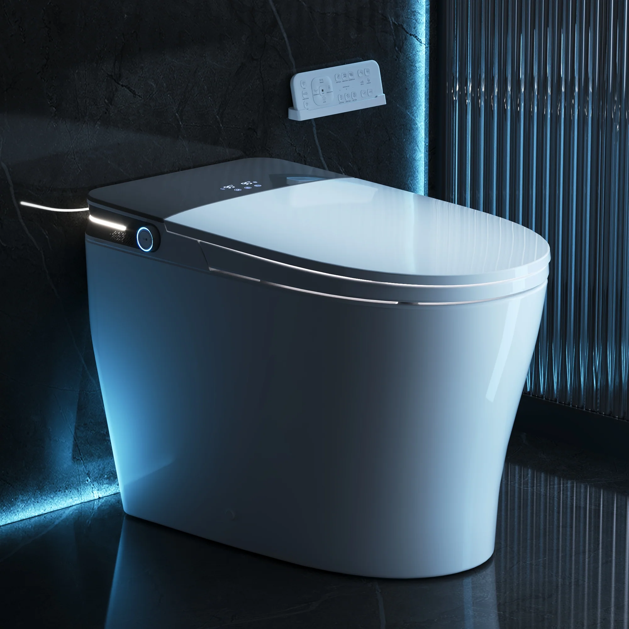 DeerValley DV-1S0371-V3 ADA Smart Toilet with Foam Shield & Powerful 1000 MAP Flush - Image 4