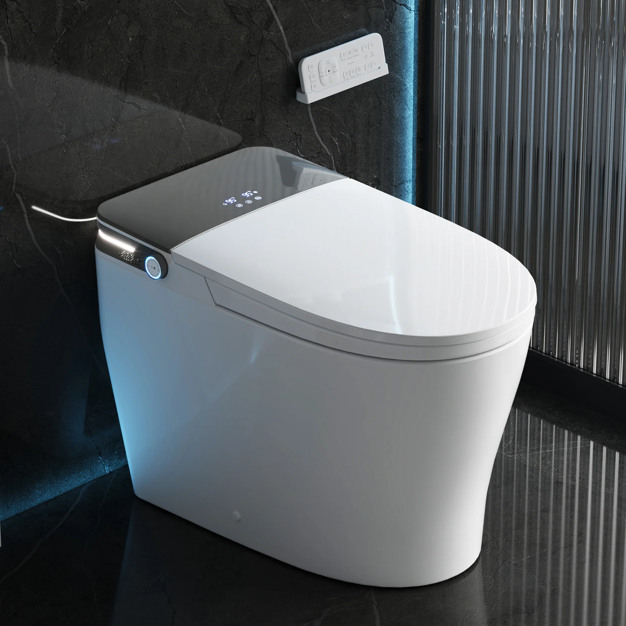 DeerValley DV-1S0371-V3 ADA Smart Toilet with Foam Shield & Powerful 1000 MAP Flush - Image 5