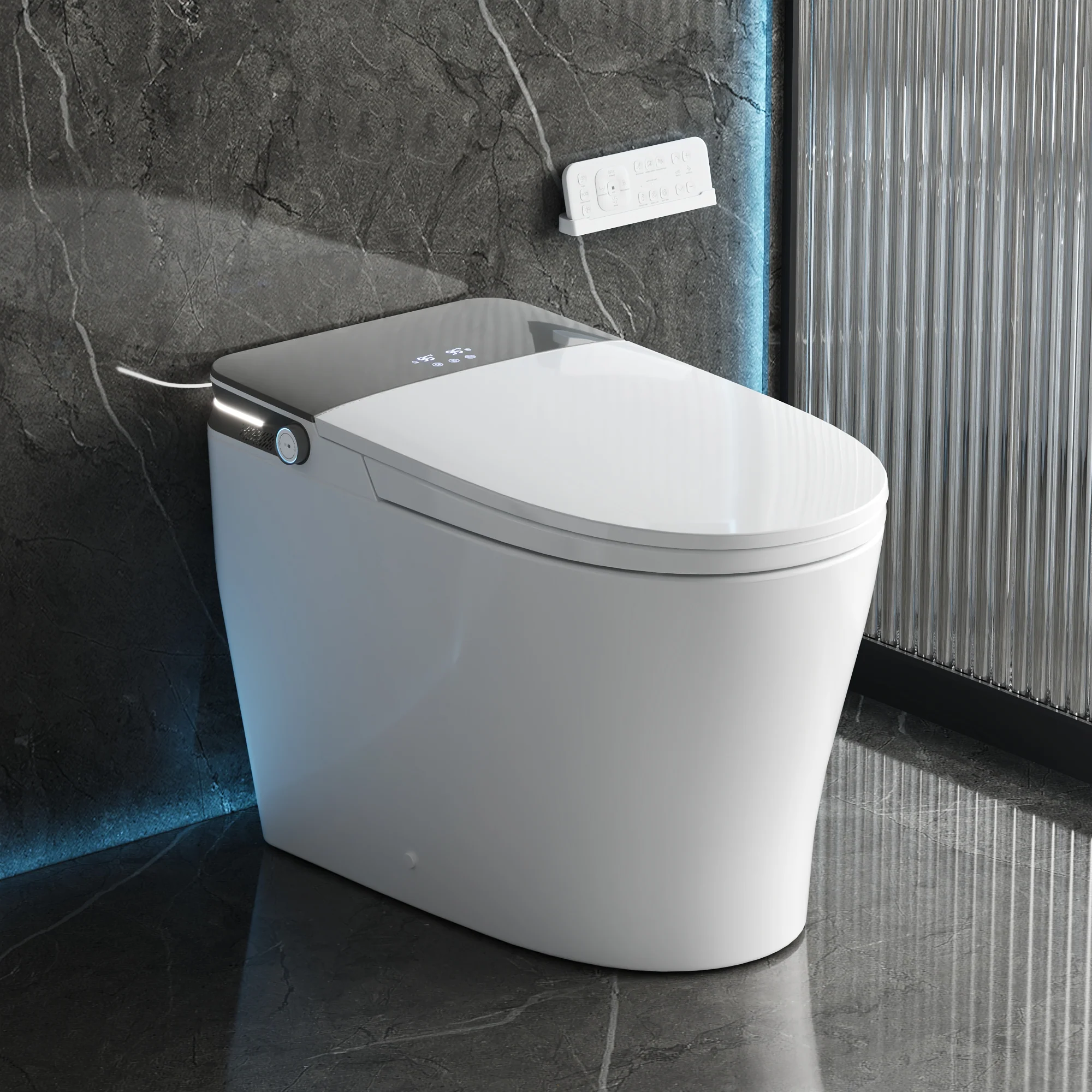 DeerValley DV-1S0371-V3 ADA Smart Toilet with Foam Shield & Powerful 1000 MAP Flush - Image 6