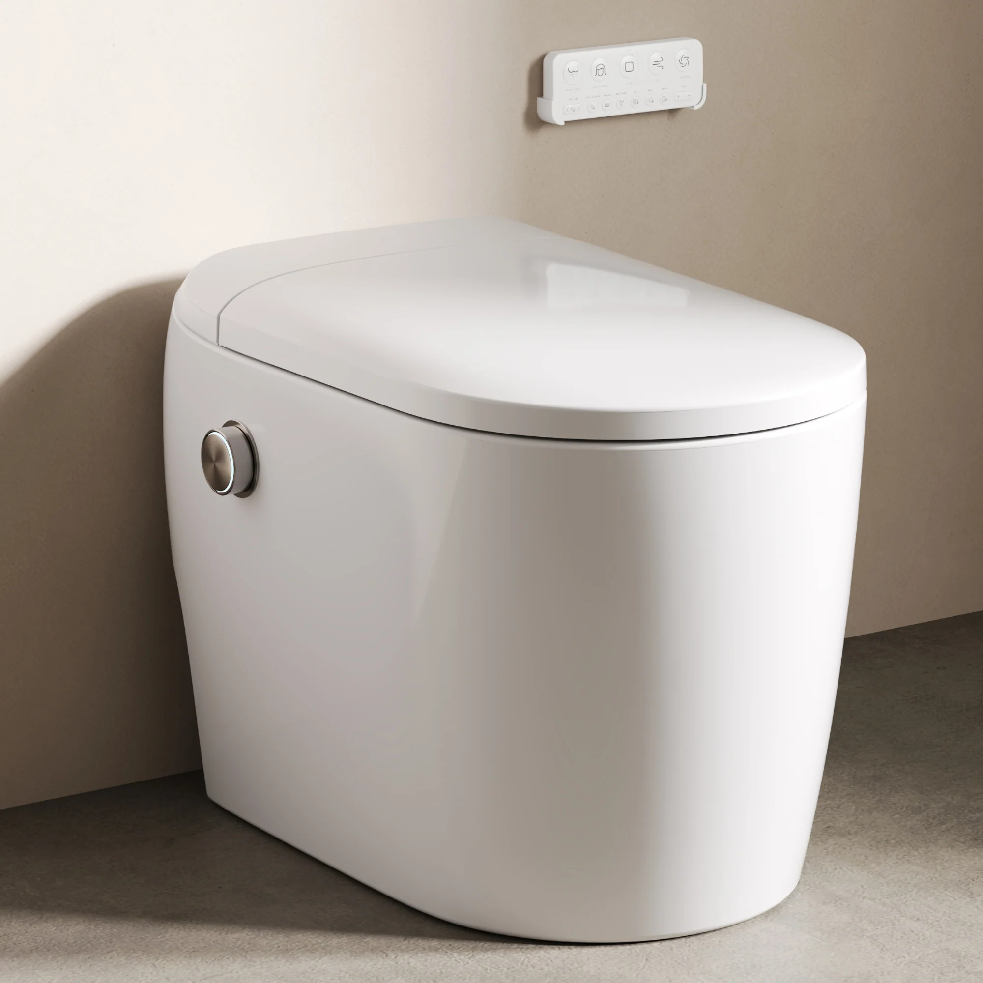DeerValley DV-1S0381 Compact Smart Toilet for Small Bathrooms, Space-Saving Design - Image 17