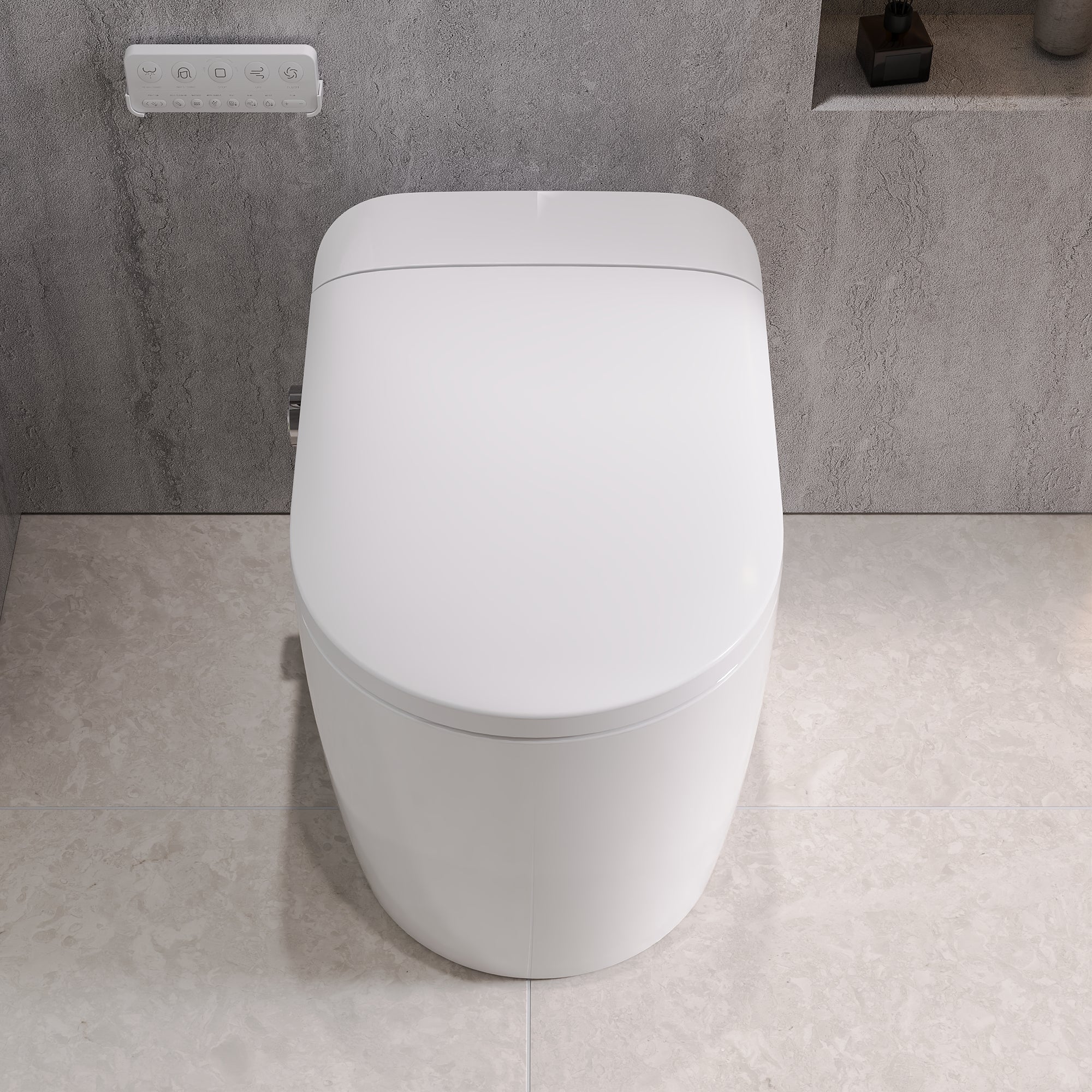 DeerValley DV-1S0381 Compact Smart Toilet for Small Bathrooms, Space-Saving Design - Image 4