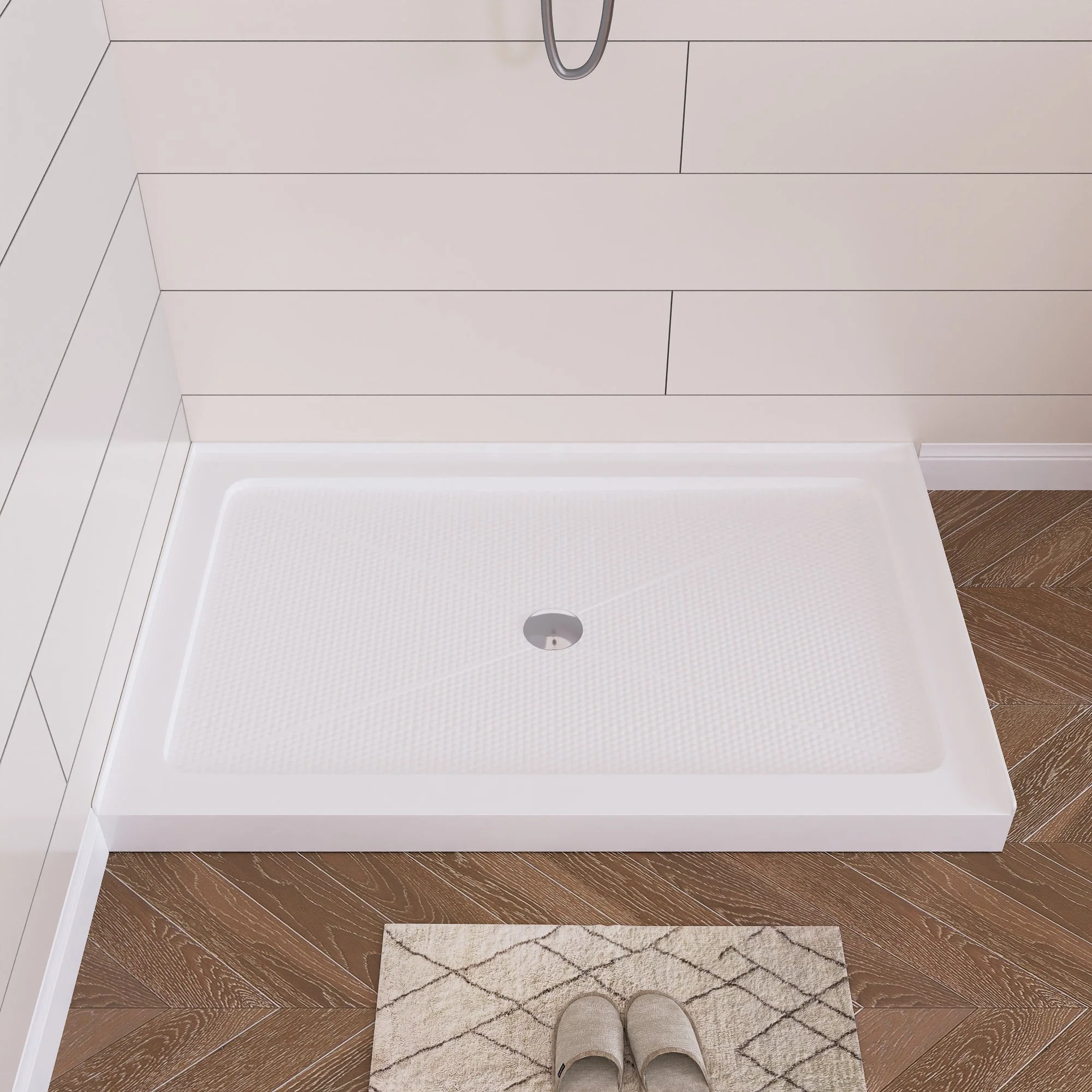 DeerValley DV-1SB0107 Shower Bases,  2-4‰ Sloped Drainage & 3-Sided Flange,Non-slip Design With Multiple Sizes - Image 7