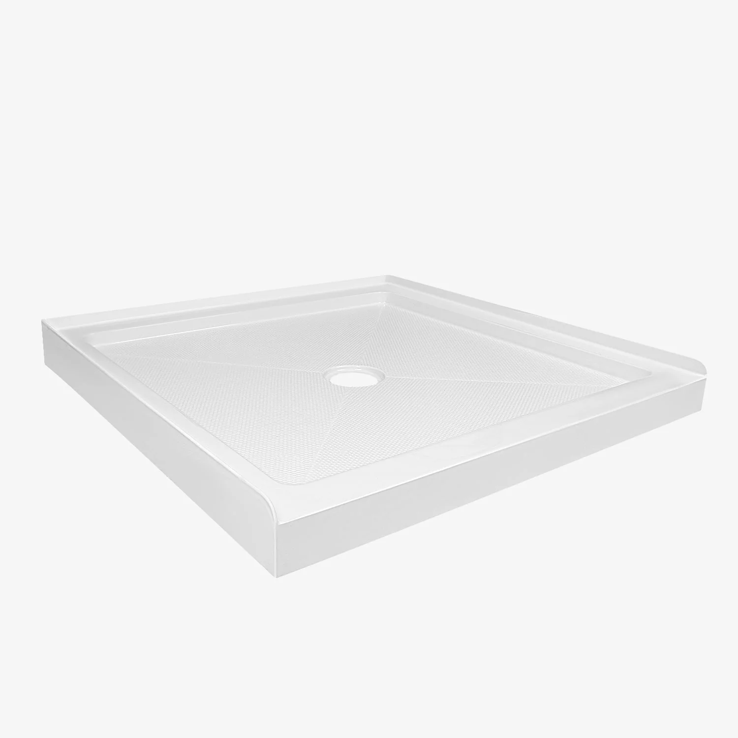 DeerValley DV-1SB0111 Acrylic Shower Pan Easy Clean & Sloped Drain Non-Slip Surface - Image 6