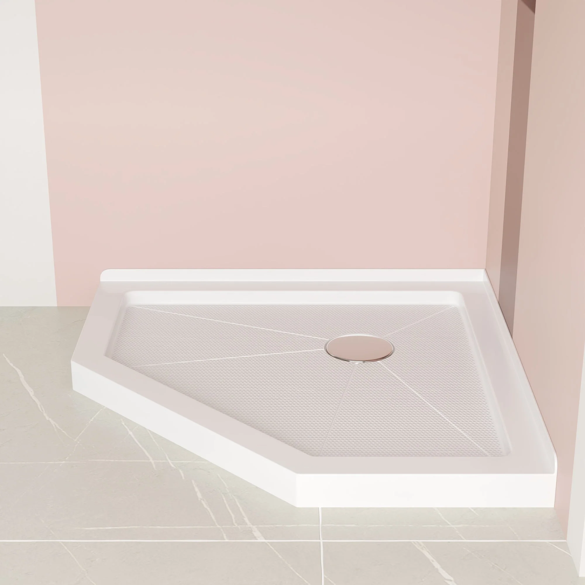DeerValley DV-1SB0267 Shower Bases Neo-Angle Corner Non-Slip Sloped - Image 5