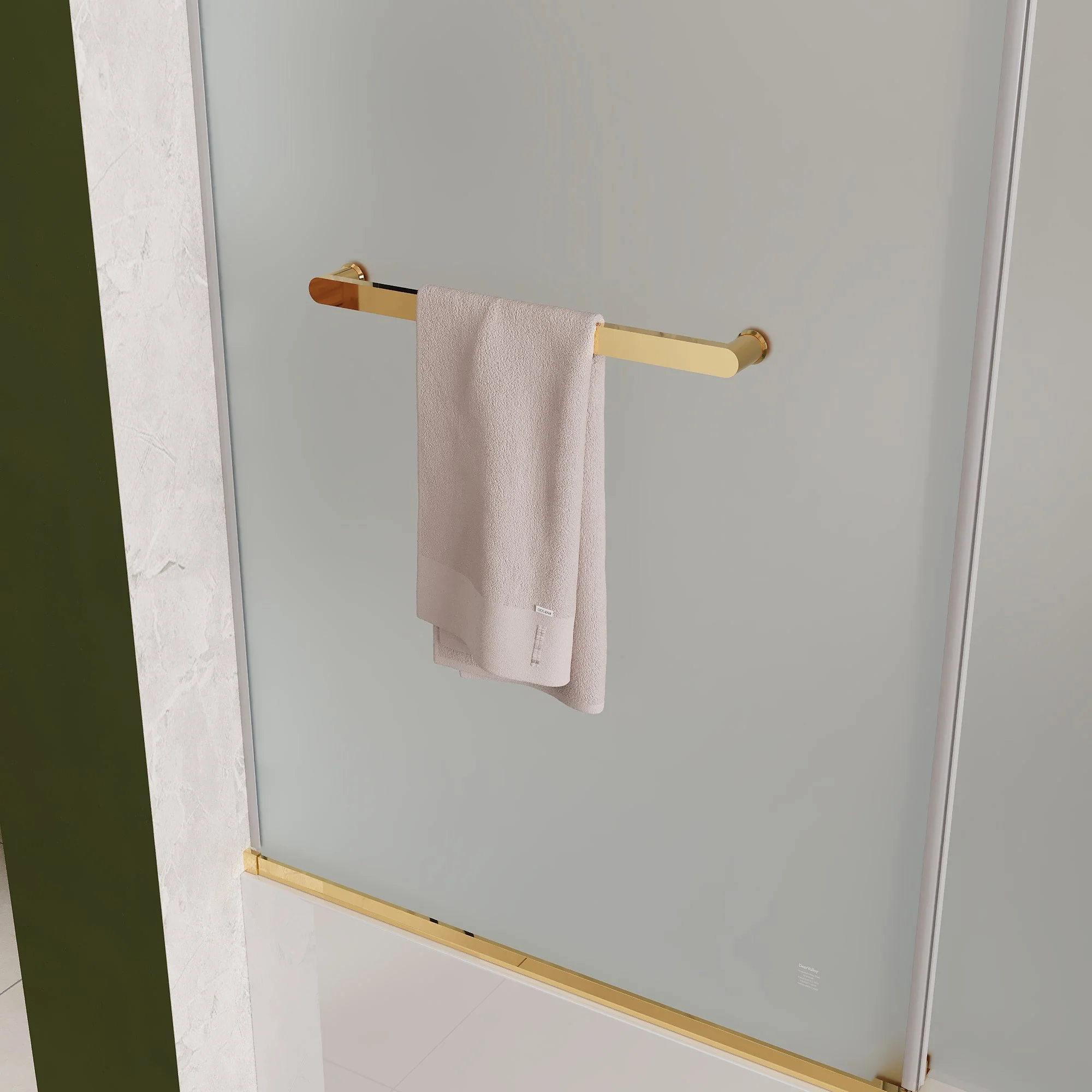 LIBERTY 60" x 62" Tub Shower Door Double Sliding Bypass Sliding Bathtub Door - Image 10
