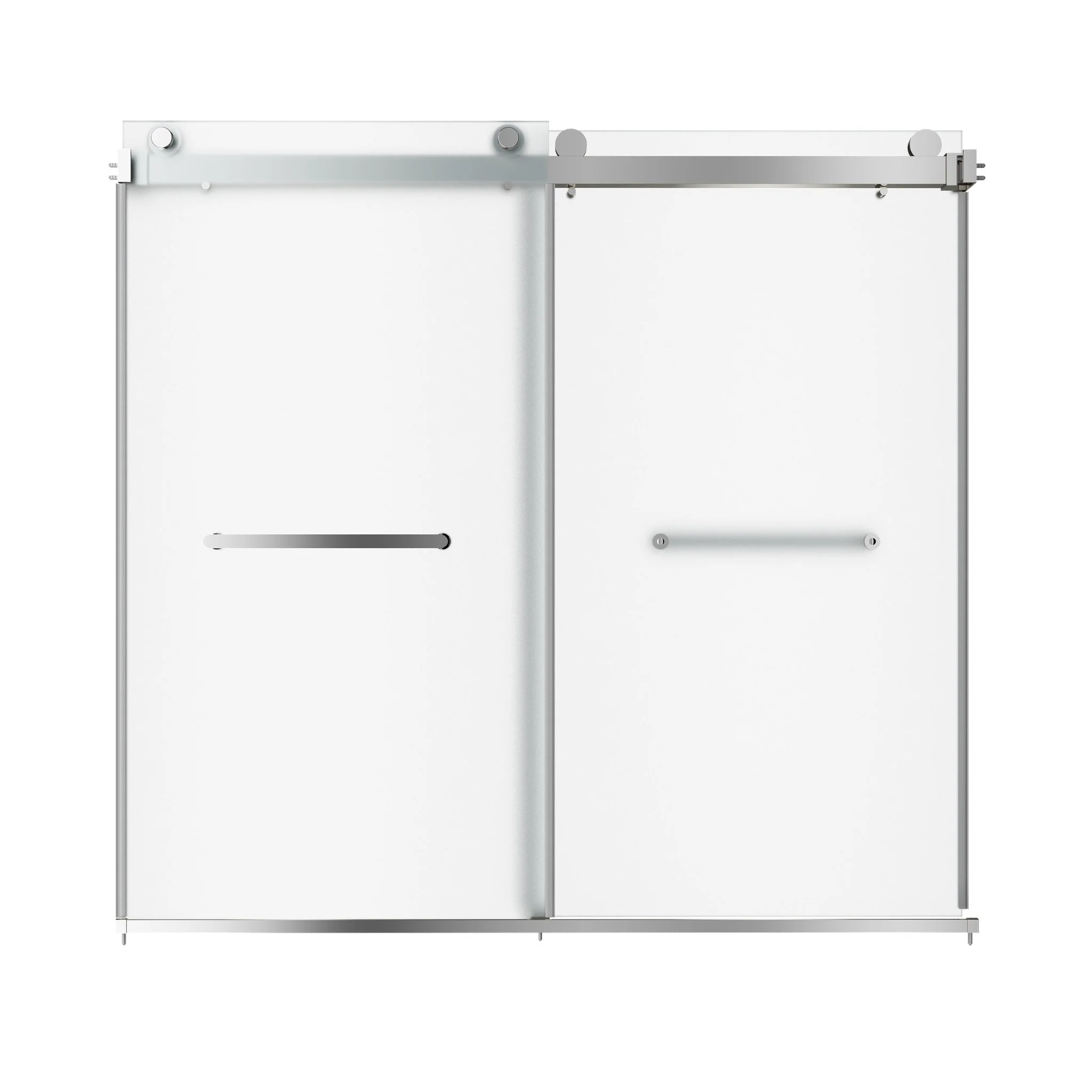 LIBERTY 60" x 62" Tub Shower Door Double Sliding Bypass Sliding Bathtub Door - Image 12