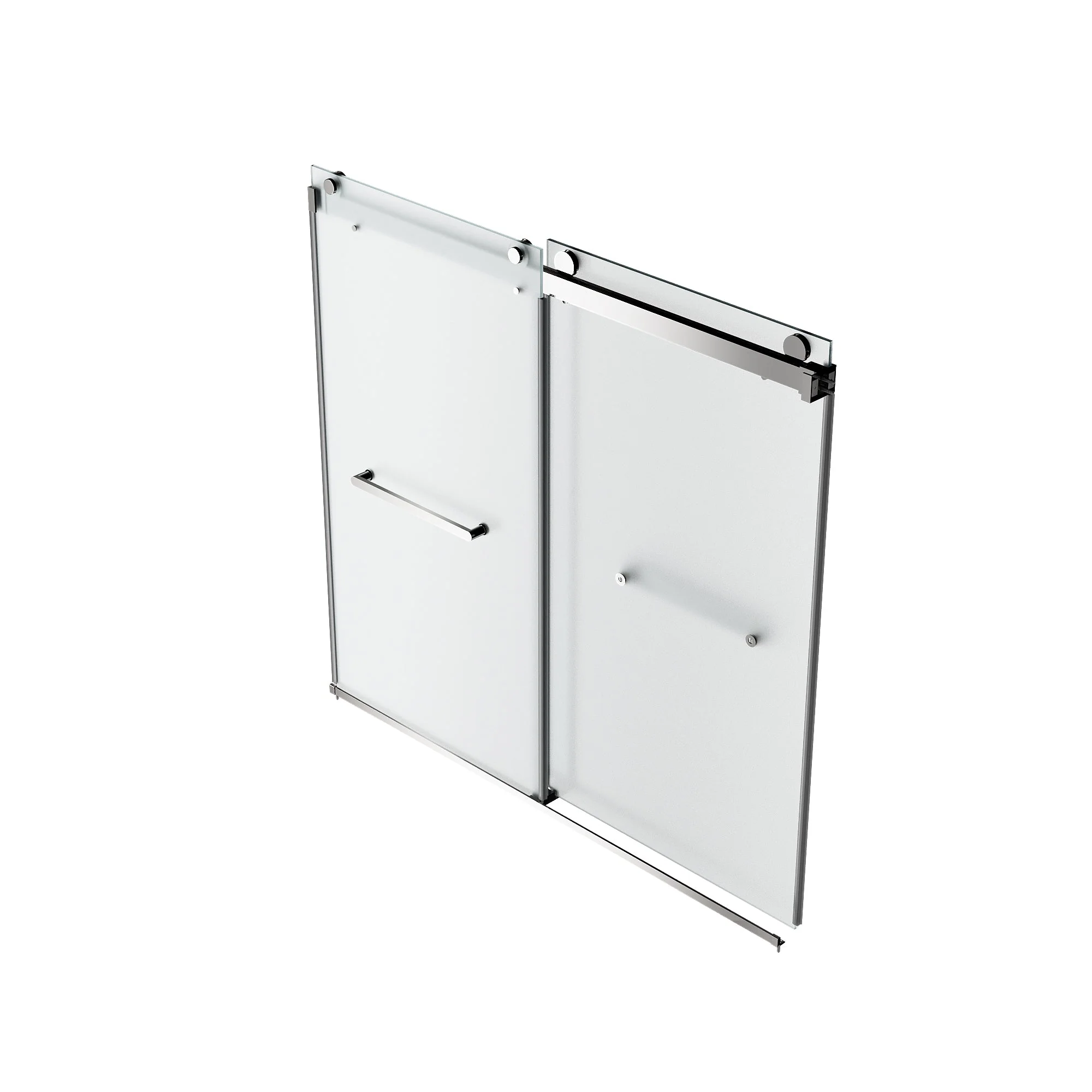 LIBERTY 60" x 62" Tub Shower Door Double Sliding Bypass Sliding Bathtub Door - Image 14