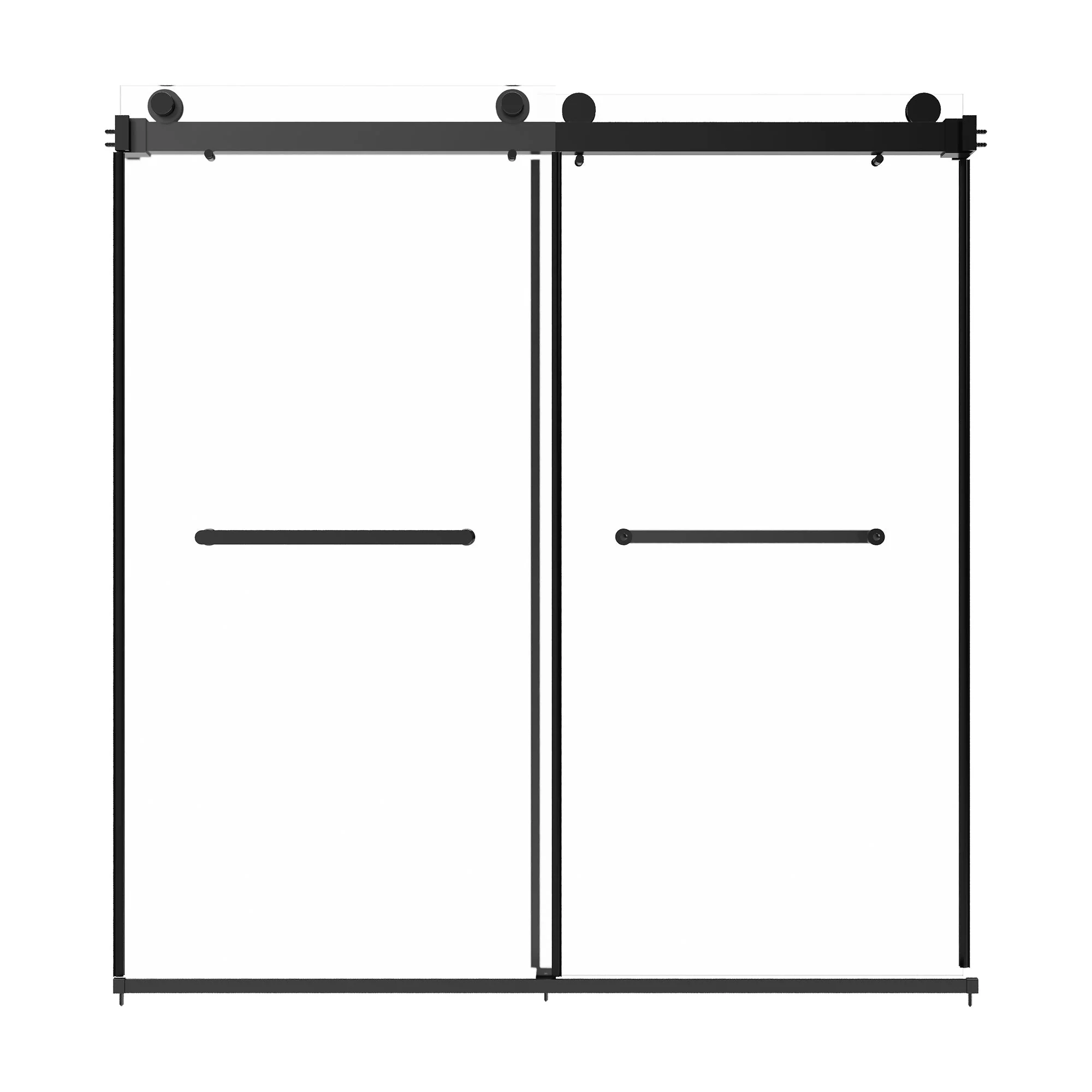 LIBERTY 60" x 62" Tub Shower Door Double Sliding Bypass Sliding Bathtub Door - Image 17
