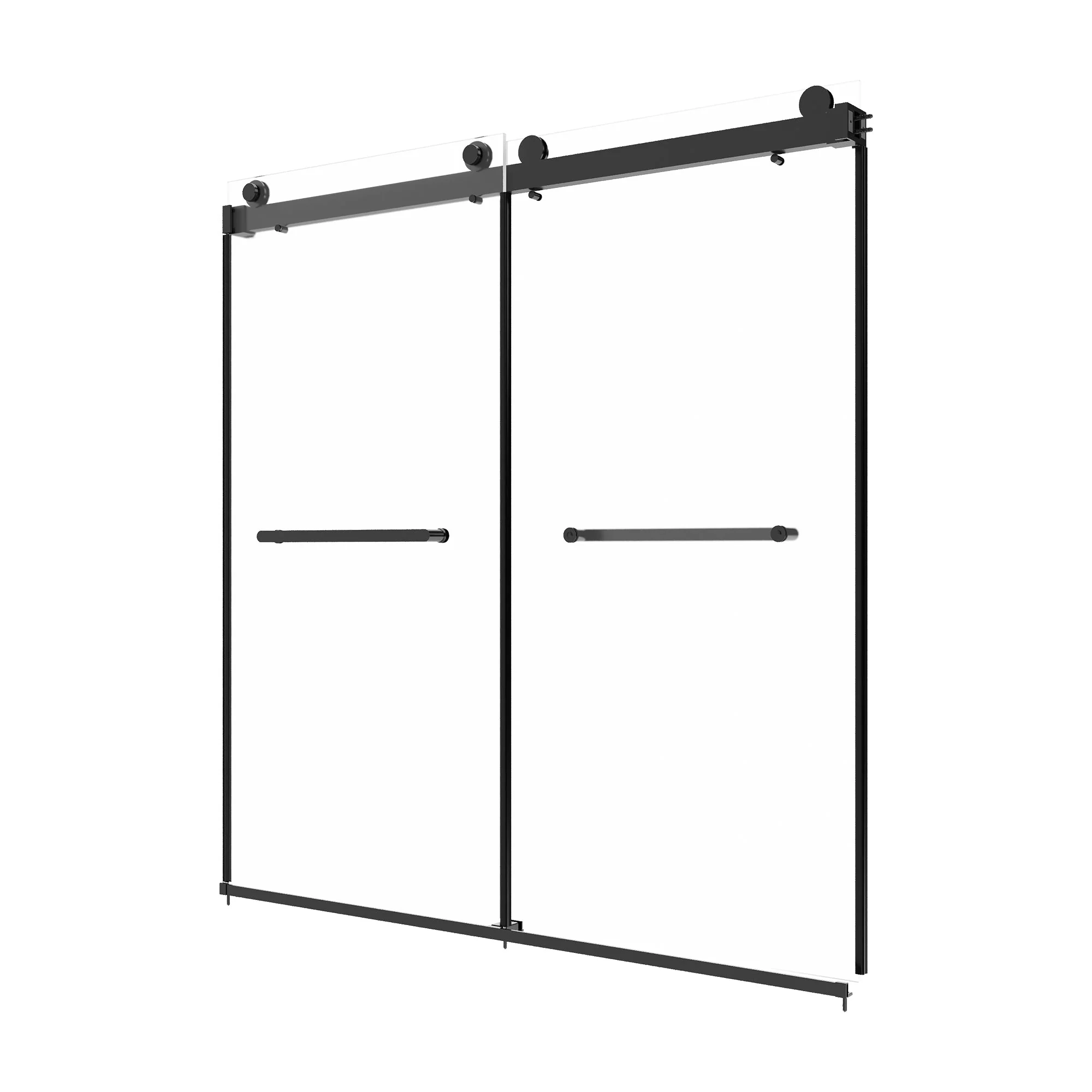 LIBERTY 60" x 62" Tub Shower Door Double Sliding Bypass Sliding Bathtub Door - Image 18