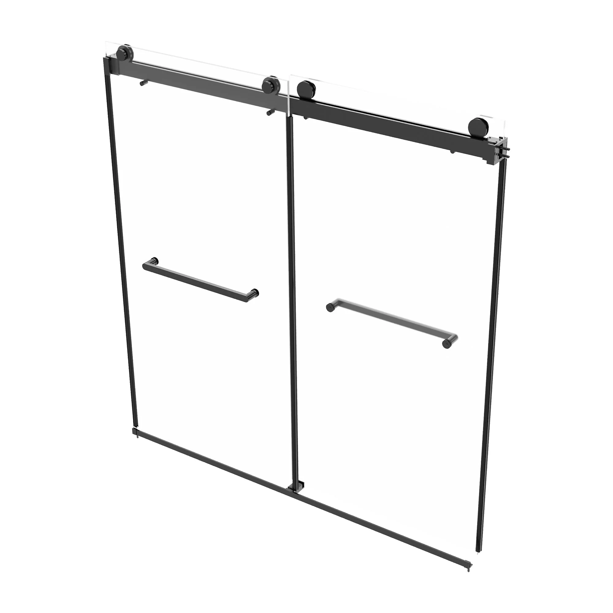 LIBERTY 60" x 62" Tub Shower Door Double Sliding Bypass Sliding Bathtub Door - Image 19
