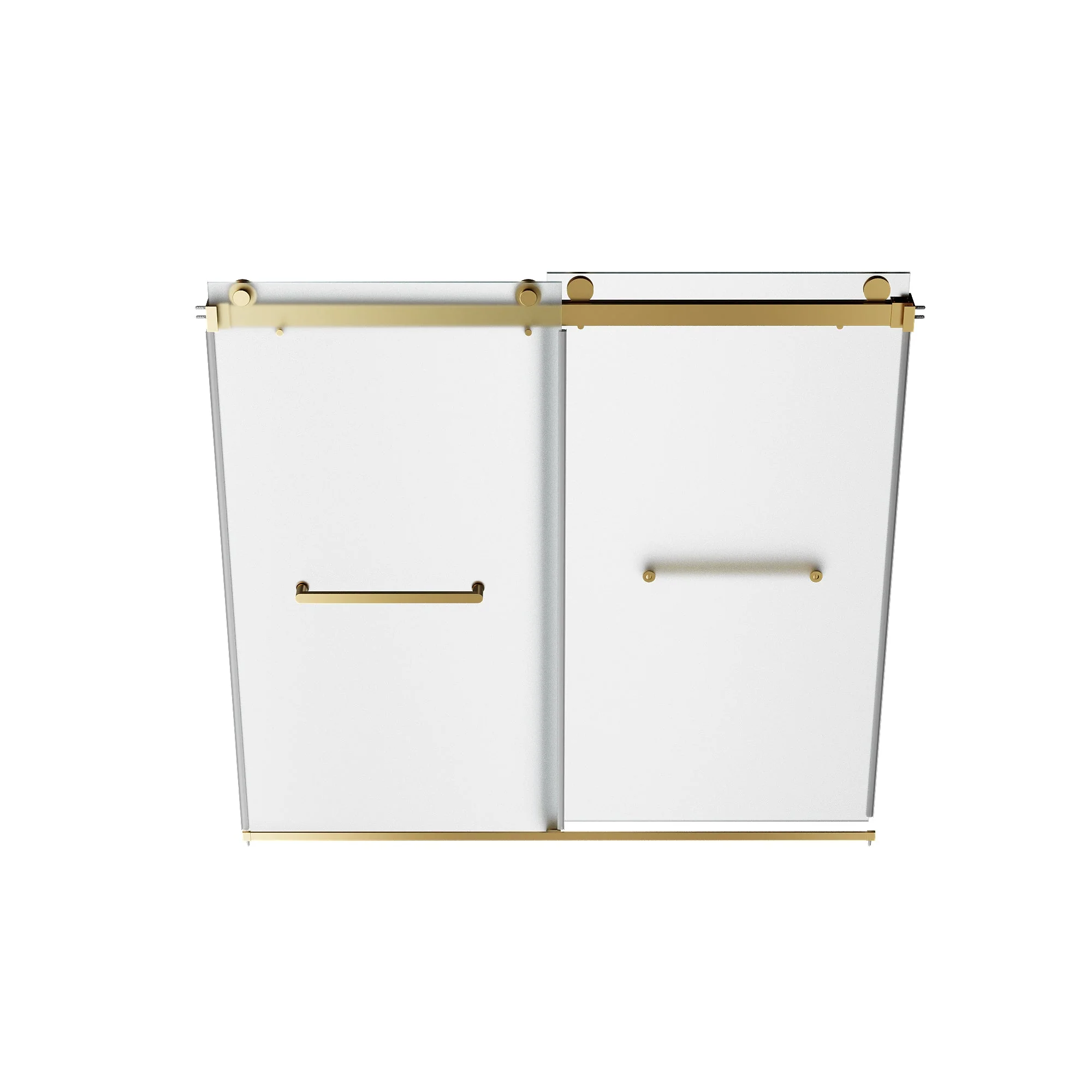LIBERTY 59" x 59" Tub Shower Door Double Sliding Bypass Sliding Bathtub Door - Image 12