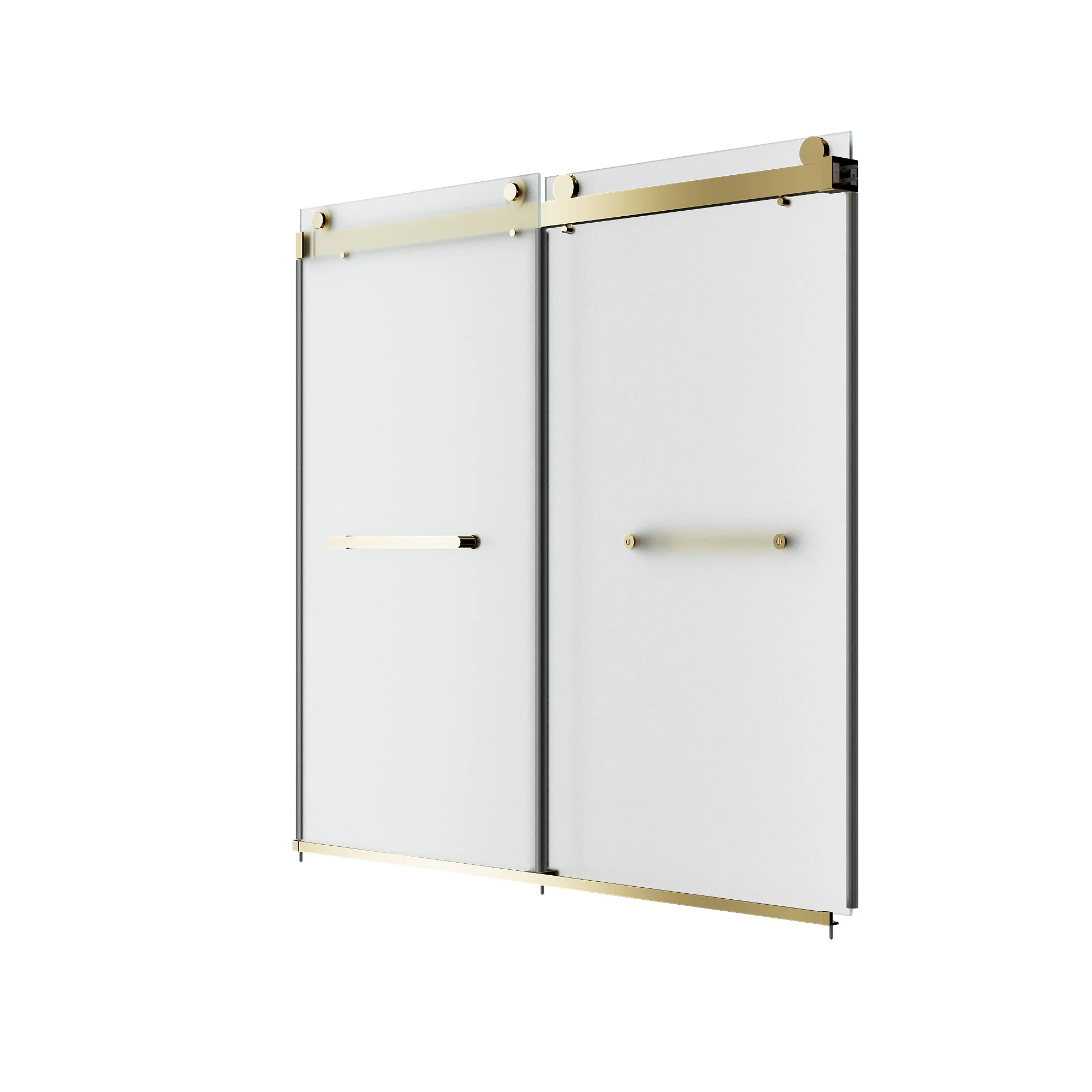 LIBERTY 59" x 59" Tub Shower Door Double Sliding Bypass Sliding Bathtub Door - Image 13