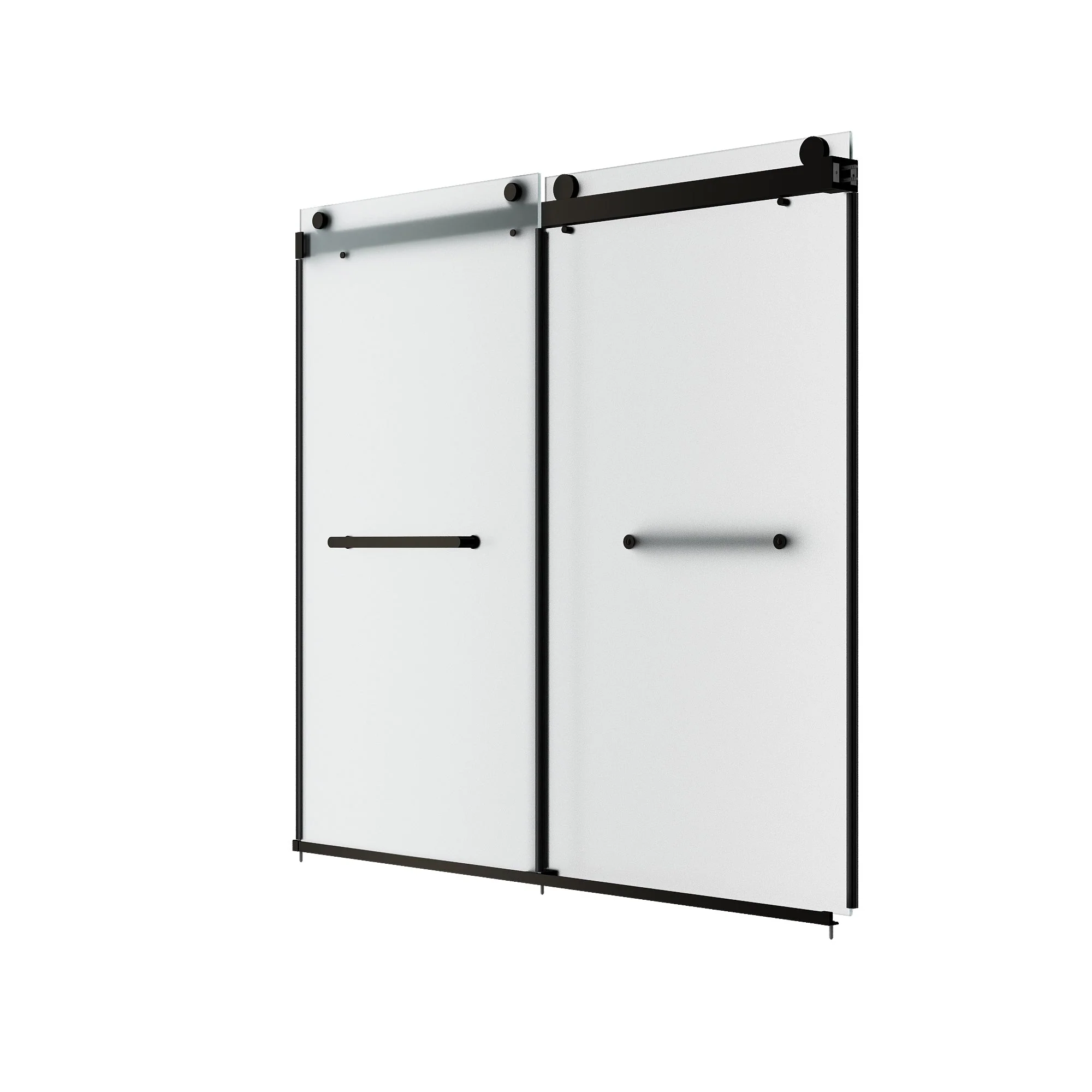 LIBERTY 59" x 59" Tub Shower Door Double Sliding Bypass Sliding Bathtub Door - Image 8