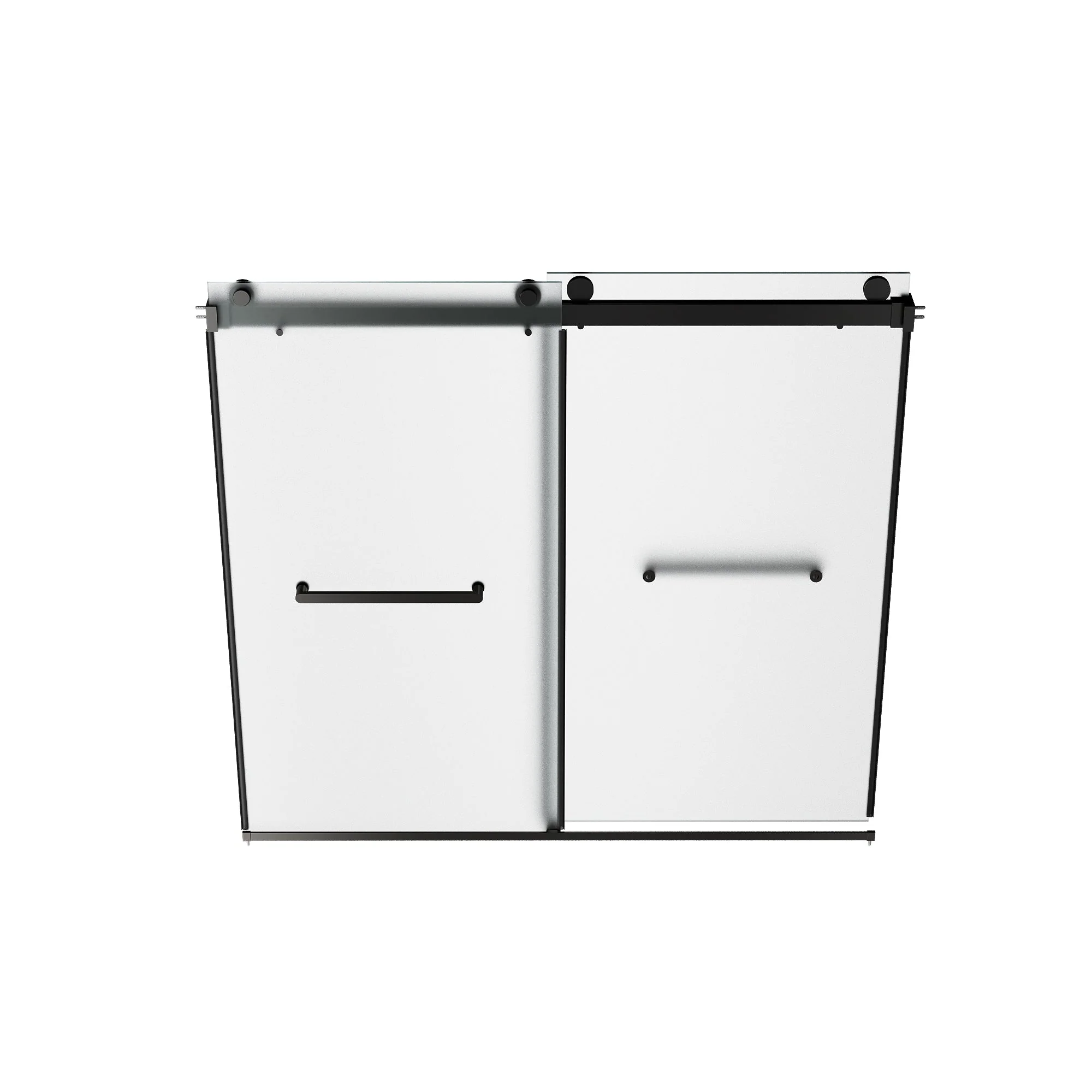 LIBERTY 59" x 59" Tub Shower Door Double Sliding Bypass Sliding Bathtub Door - Image 9