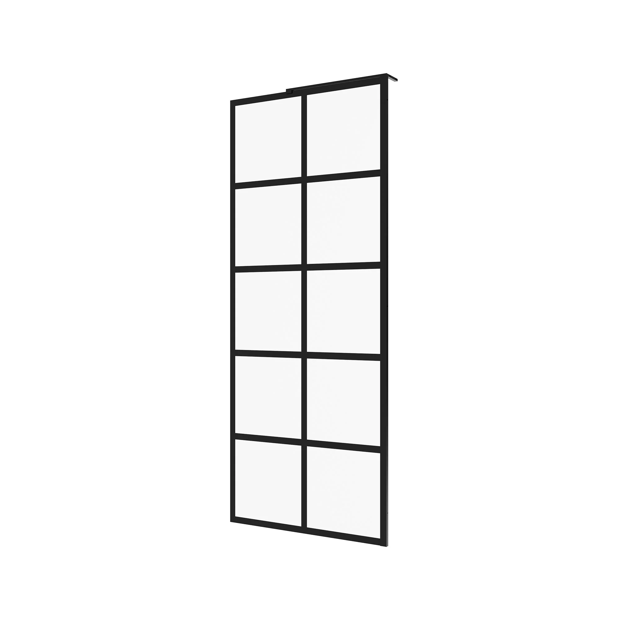 ALLY 36"/32" x 78" Single Fixed Glass Panel for Shower, Shower Door Clear Tempered Glass Framed - Image 11