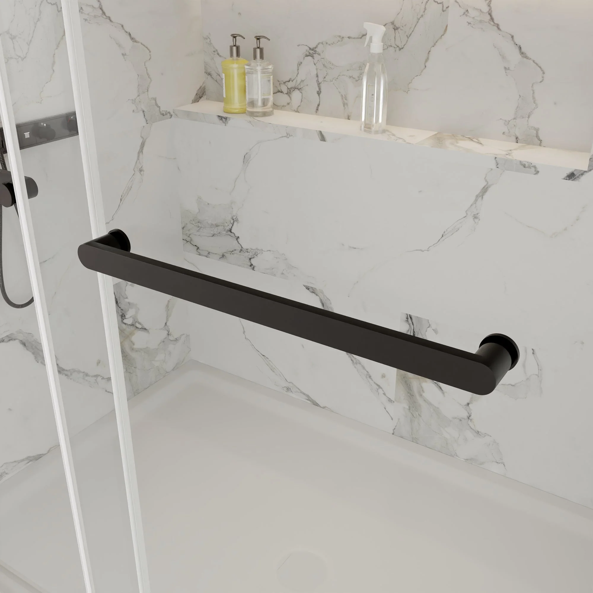 CONCORD 60"x 76" Shower Enclosure Double Sliding Frameless - Image 18