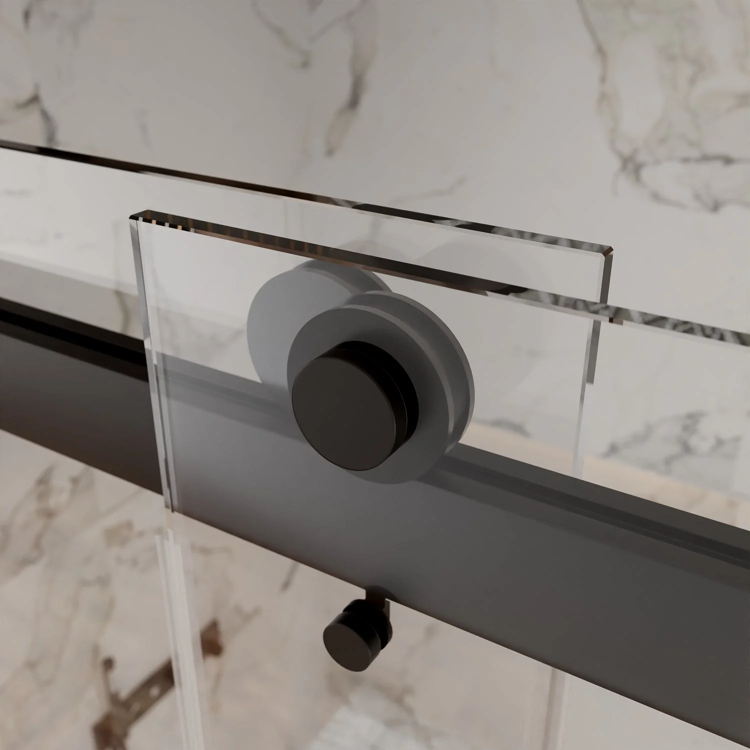 CONCORD 60"x 76" Shower Enclosure Double Sliding Frameless - Image 21