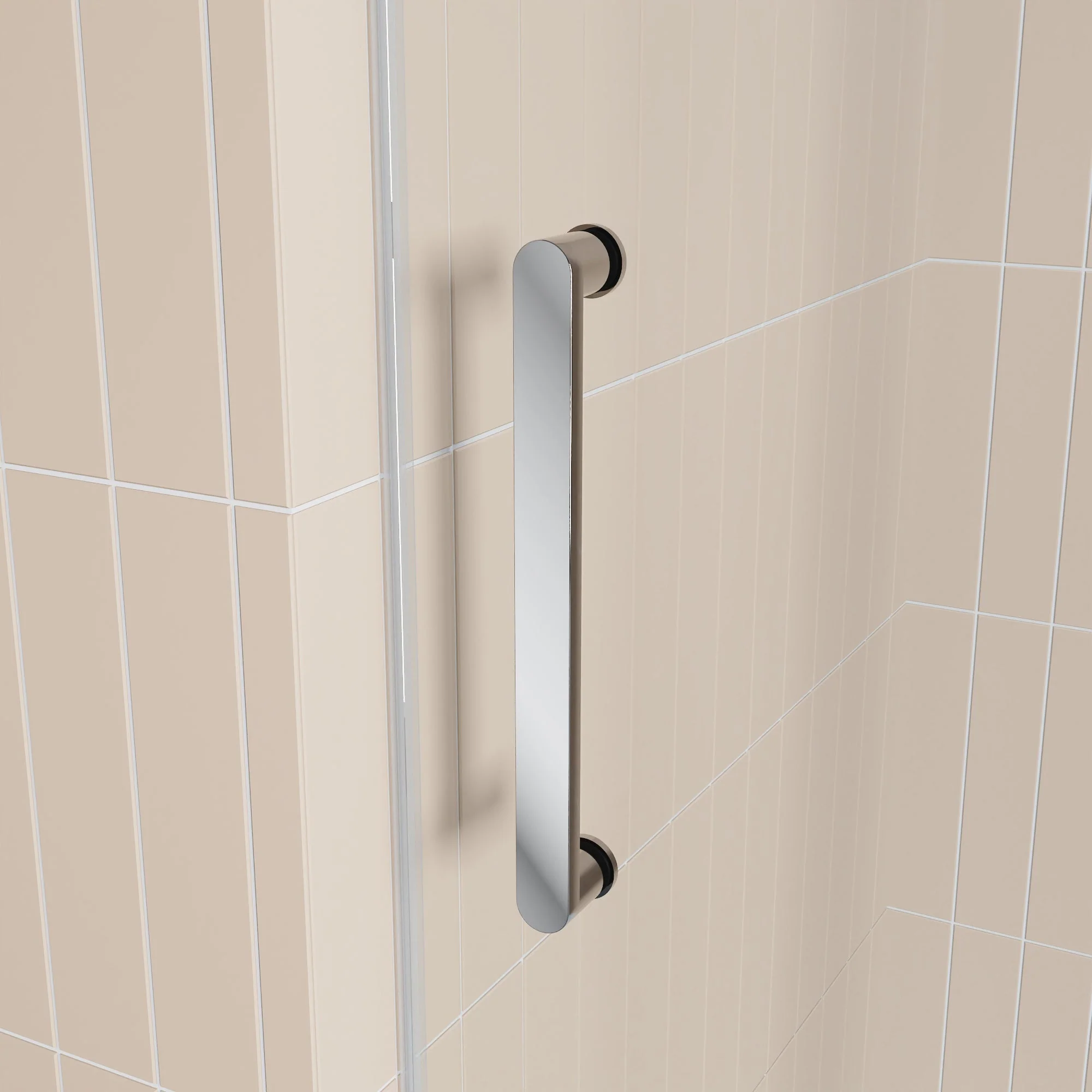 CONCORD 60"x 76" Shower Enclosure Single Sliding Frameless - Image 13