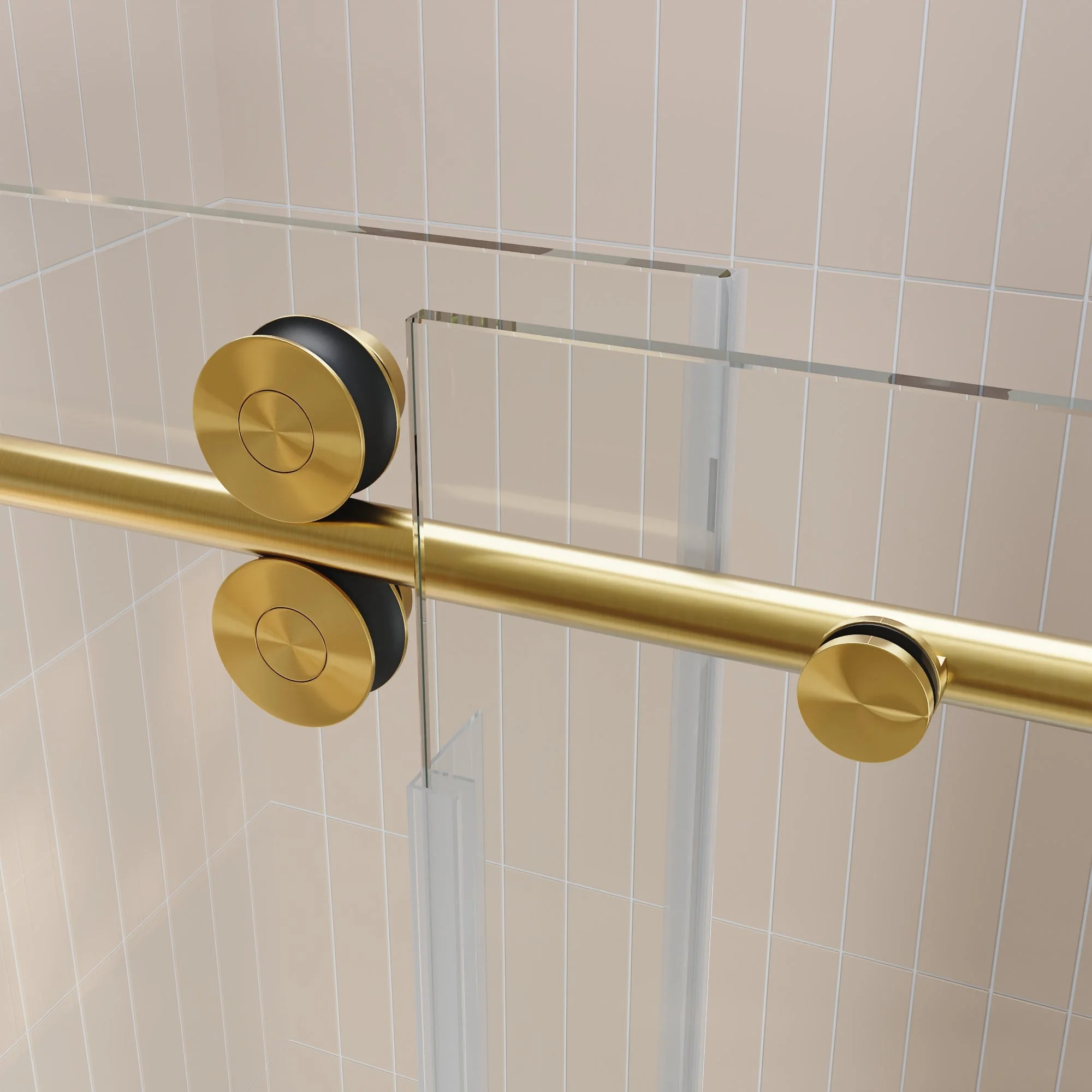 CONCORD 60"x 76" Shower Enclosure Single Sliding Frameless - Image 17