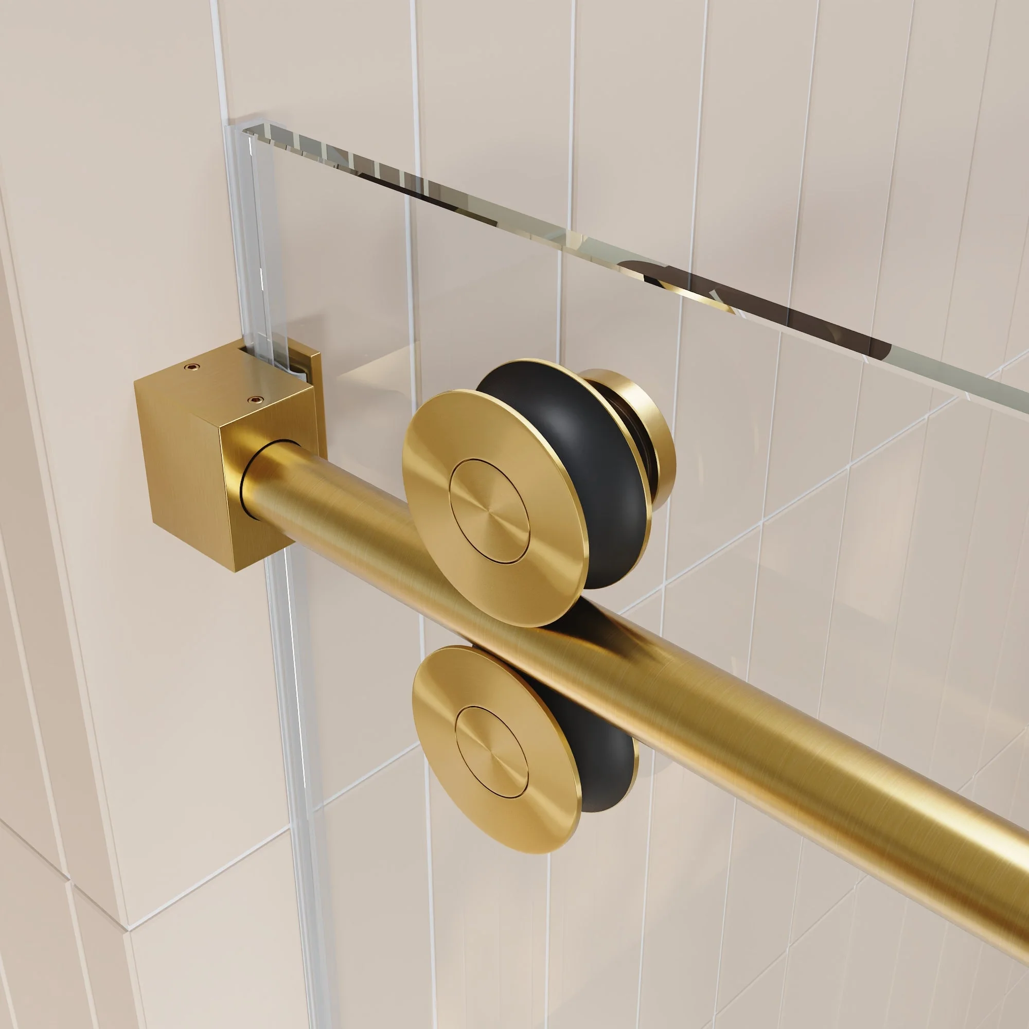CONCORD 60"x 76" Shower Enclosure Single Sliding Frameless - Image 22