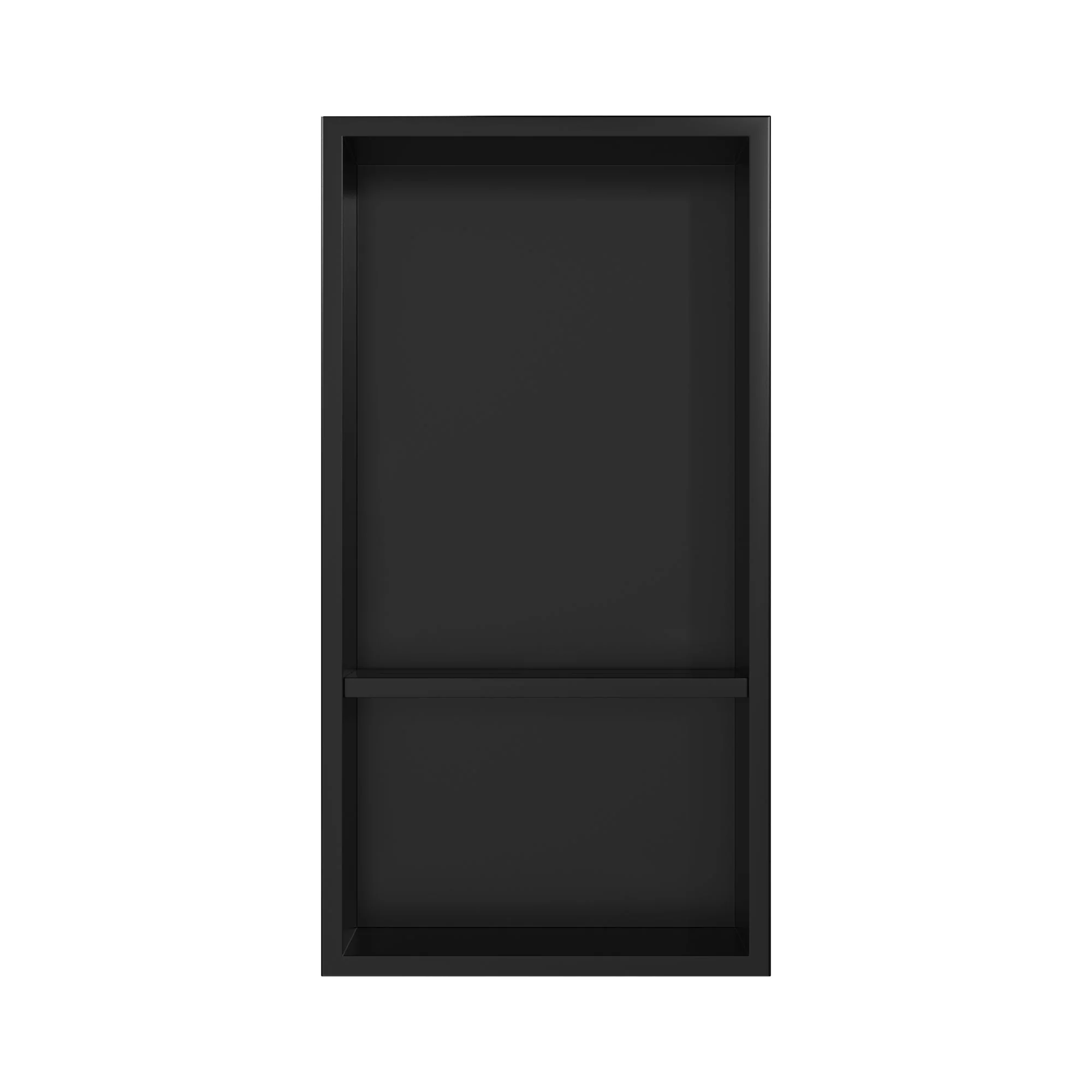 DeerValley DV-1SN0343B Shower Niches Matte Black Dual-Level 12x24 - Image 10