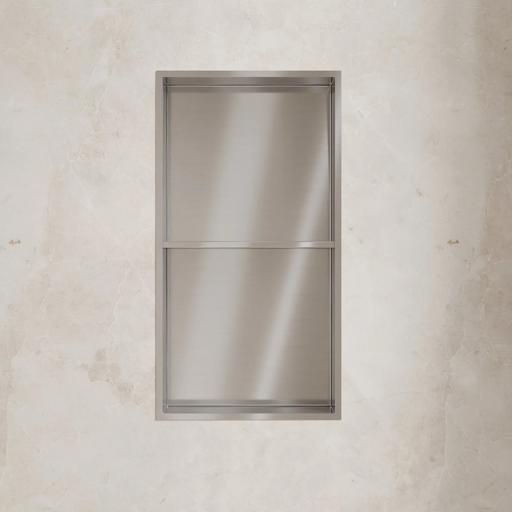 DeerValley DV-1SN0343B Shower Niches Matte Black Dual-Level 12x24 - Image 9