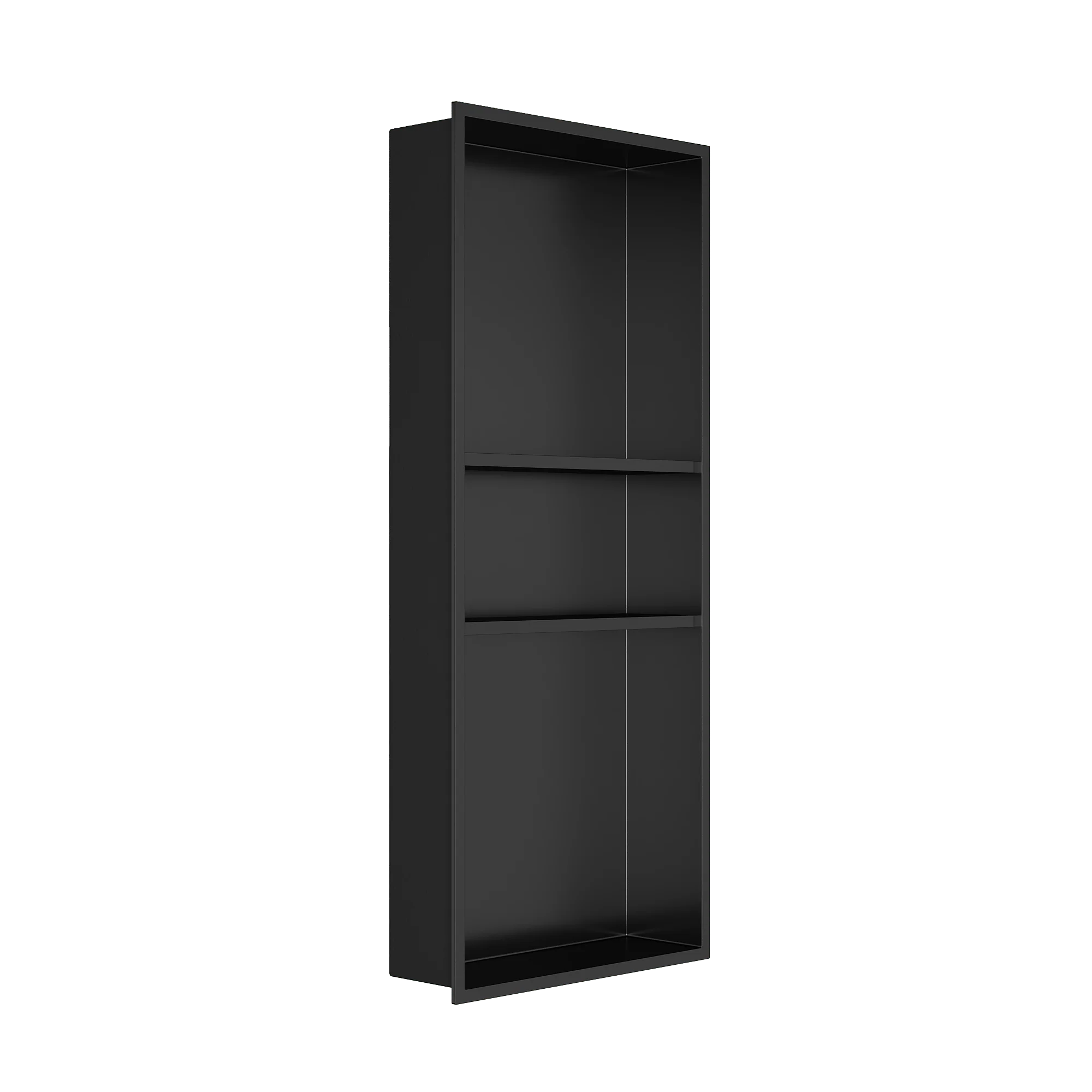 DeerValley DV-1SN0345B Shower Niches Matte Black Triple-Tier 12x30 - Image 5