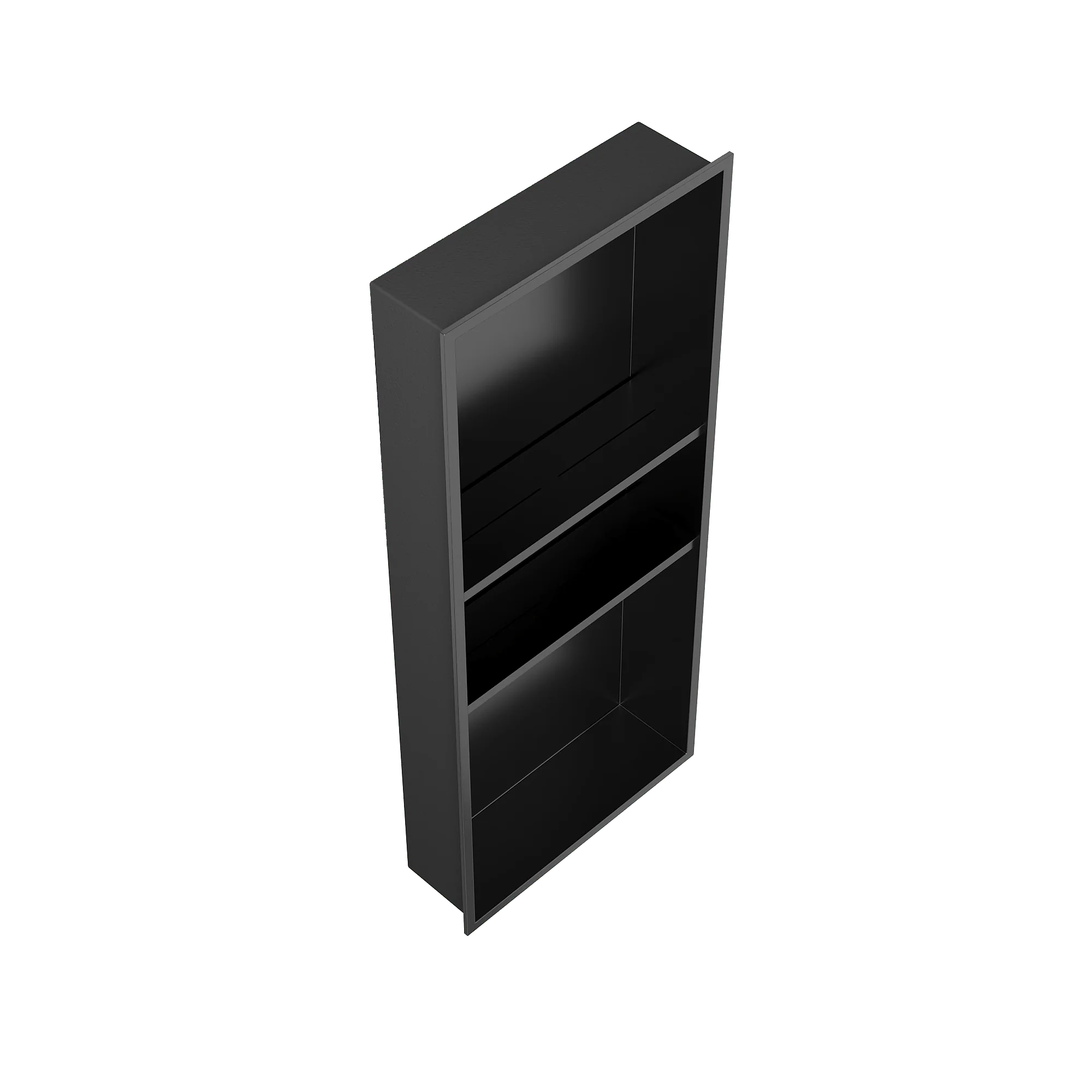 DeerValley DV-1SN0345B Shower Niches Matte Black Triple-Tier 12x30 - Image 6