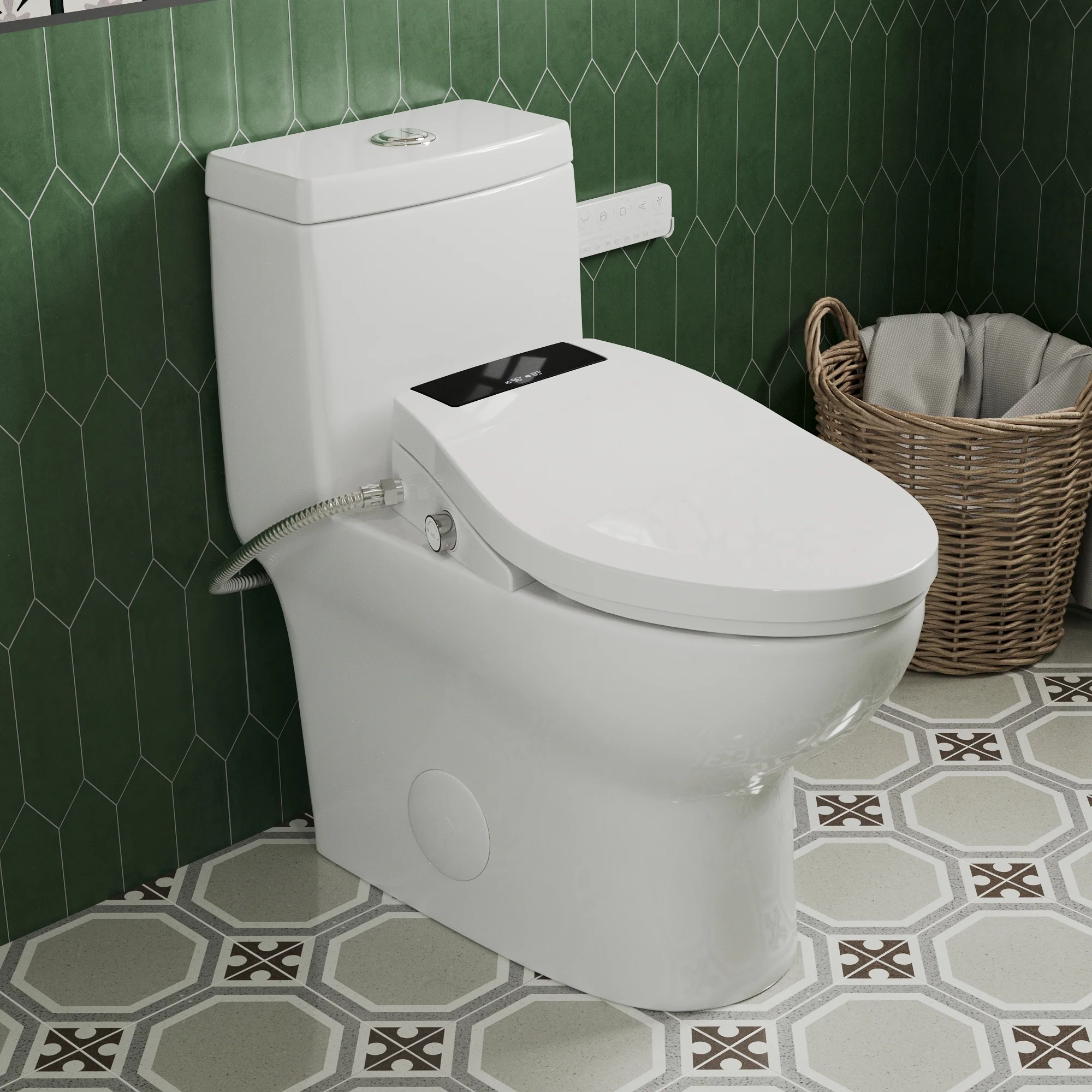 DeerValley DV-1SS0403 Smart Bidet Toilet Seat  Instant Heating Comfort Antibacterial Remote Control" - Image 3