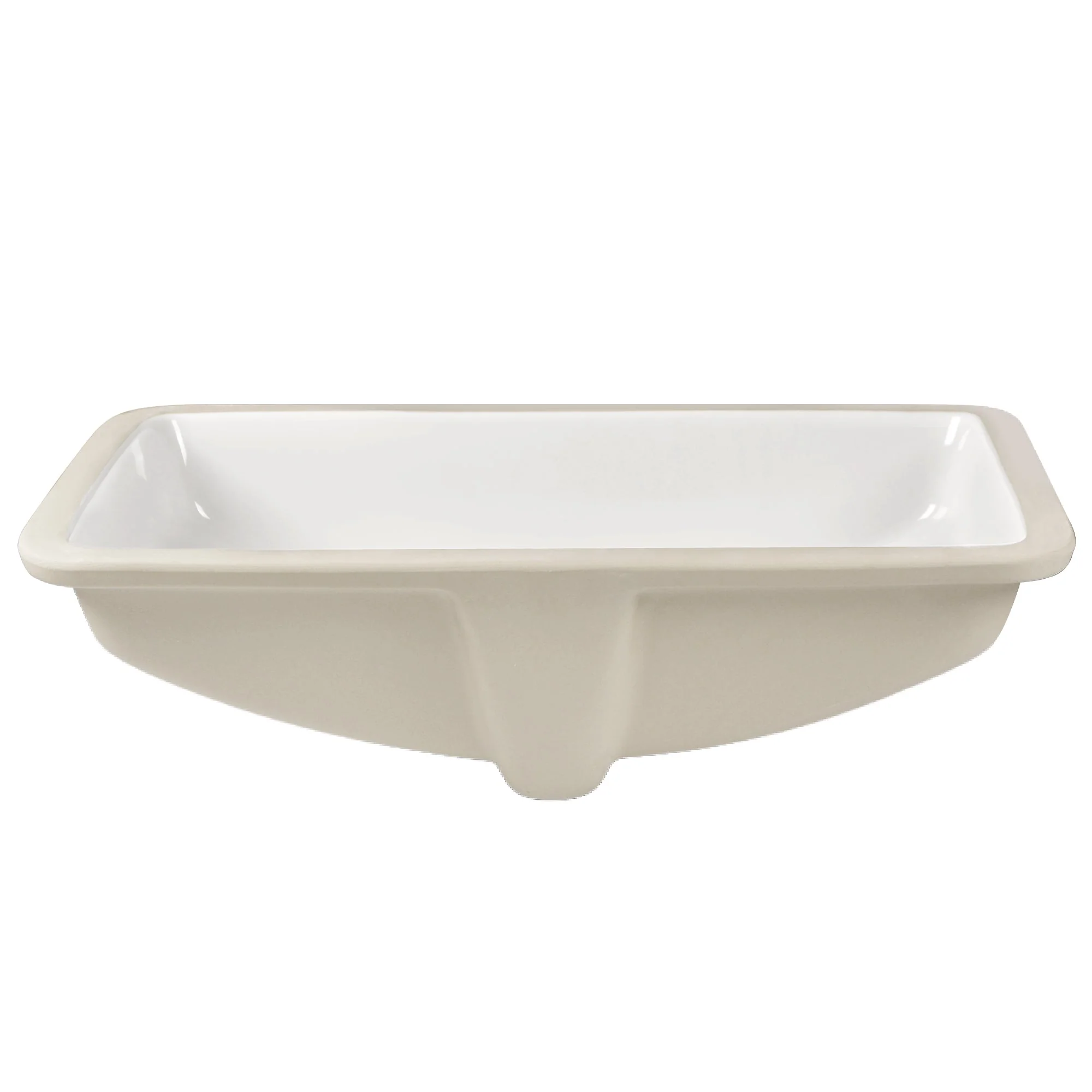 DeerValley DV-1U0208 Undermount Bathroom Sinks, Modern Rectangular Ceramic, Overflow & Standard Drain - Image 9