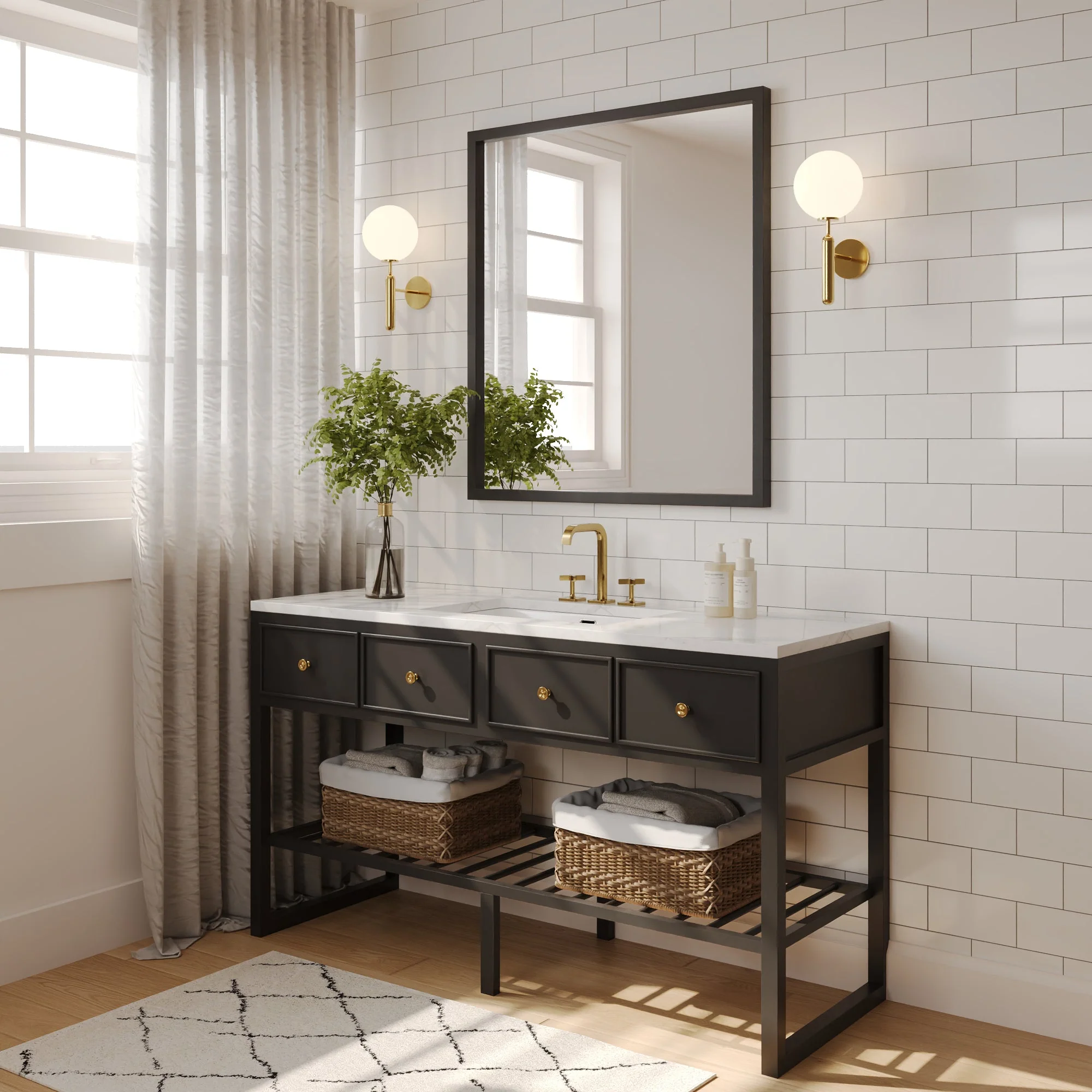 DeerValley DV-1U0209 Undermount Bathroom Sinks, Euro-Arc Glazed Ceramic, Stain-Resist & Flat Overflow - Image 10