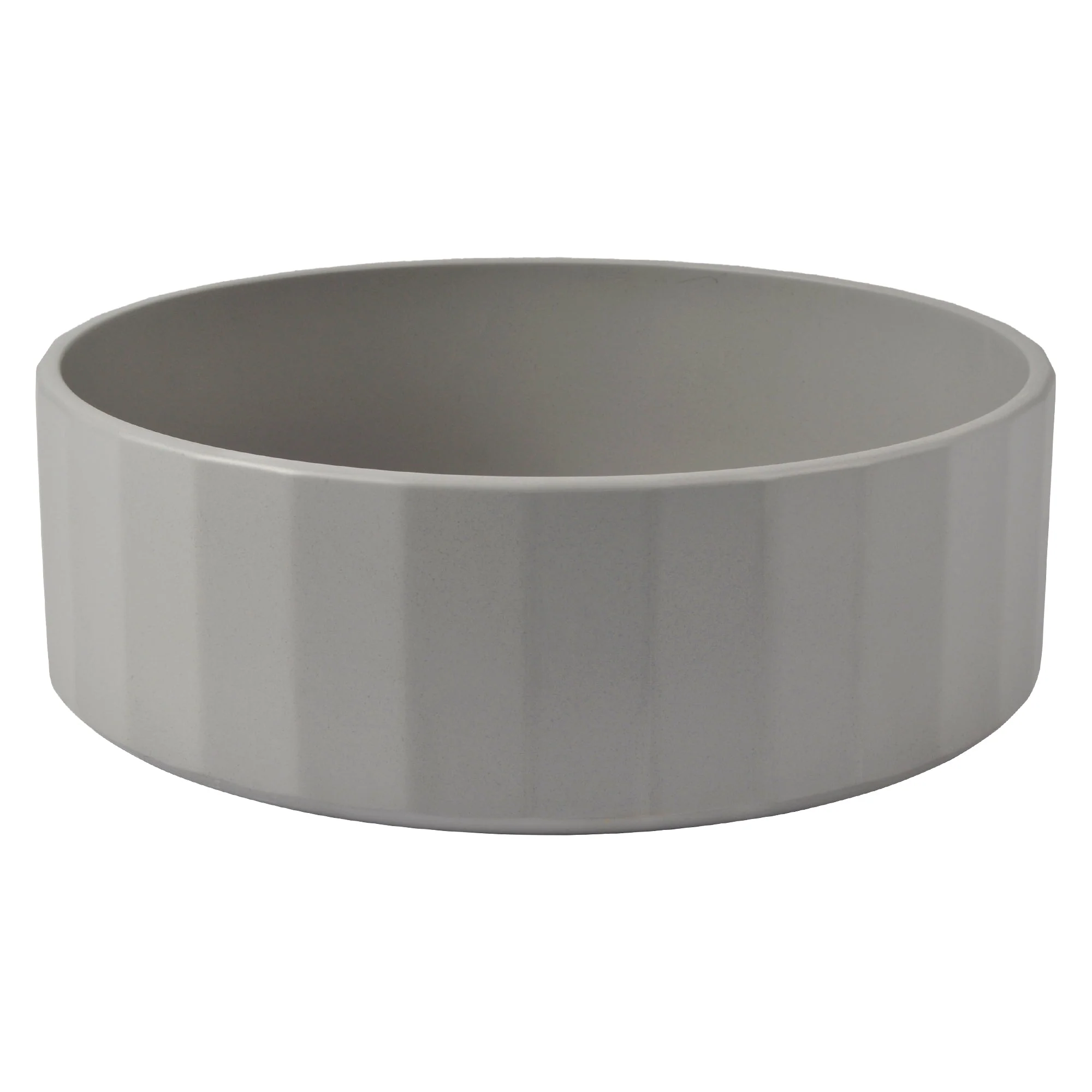 17" x 6" Round Vessel Bathroom Sink, Concrete - Image 7
