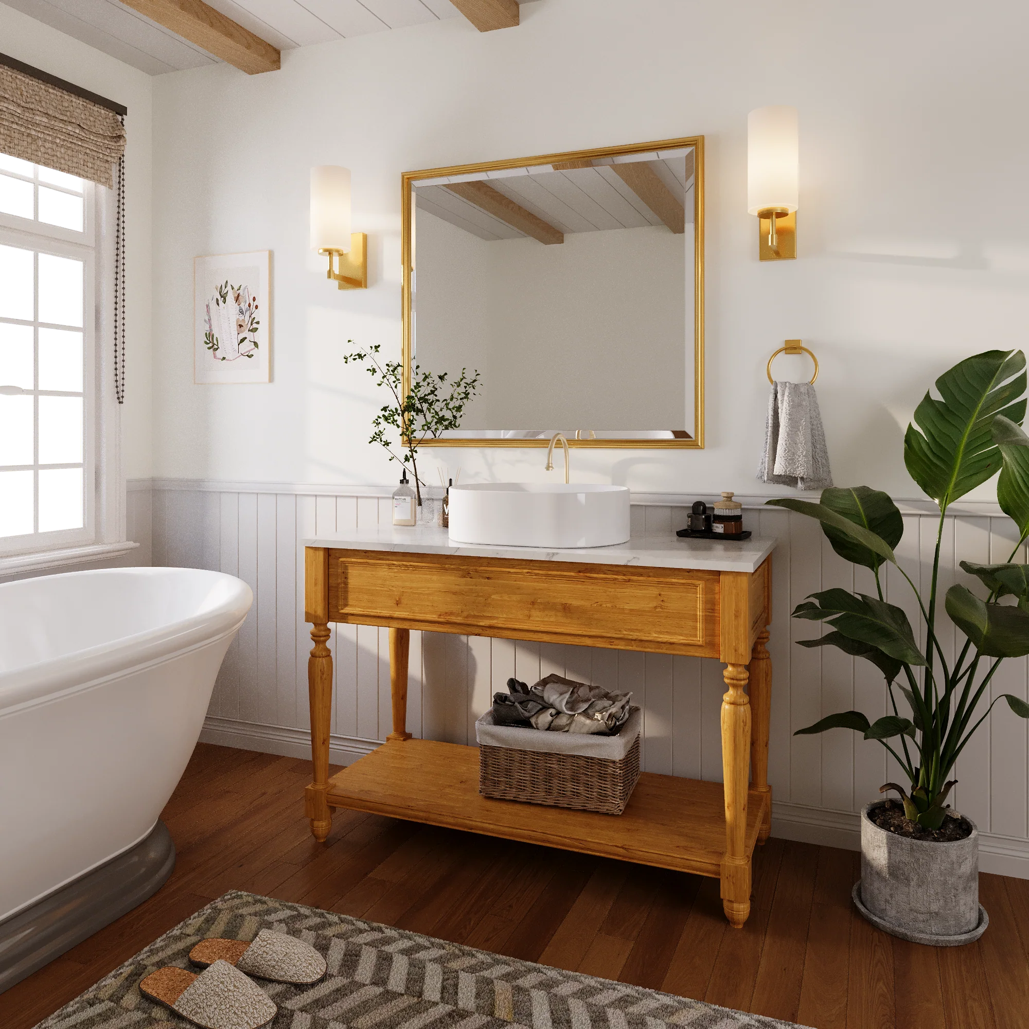 19" x 15" Oval Vessel Bathroom Sink, Seamless Design - Image 10
