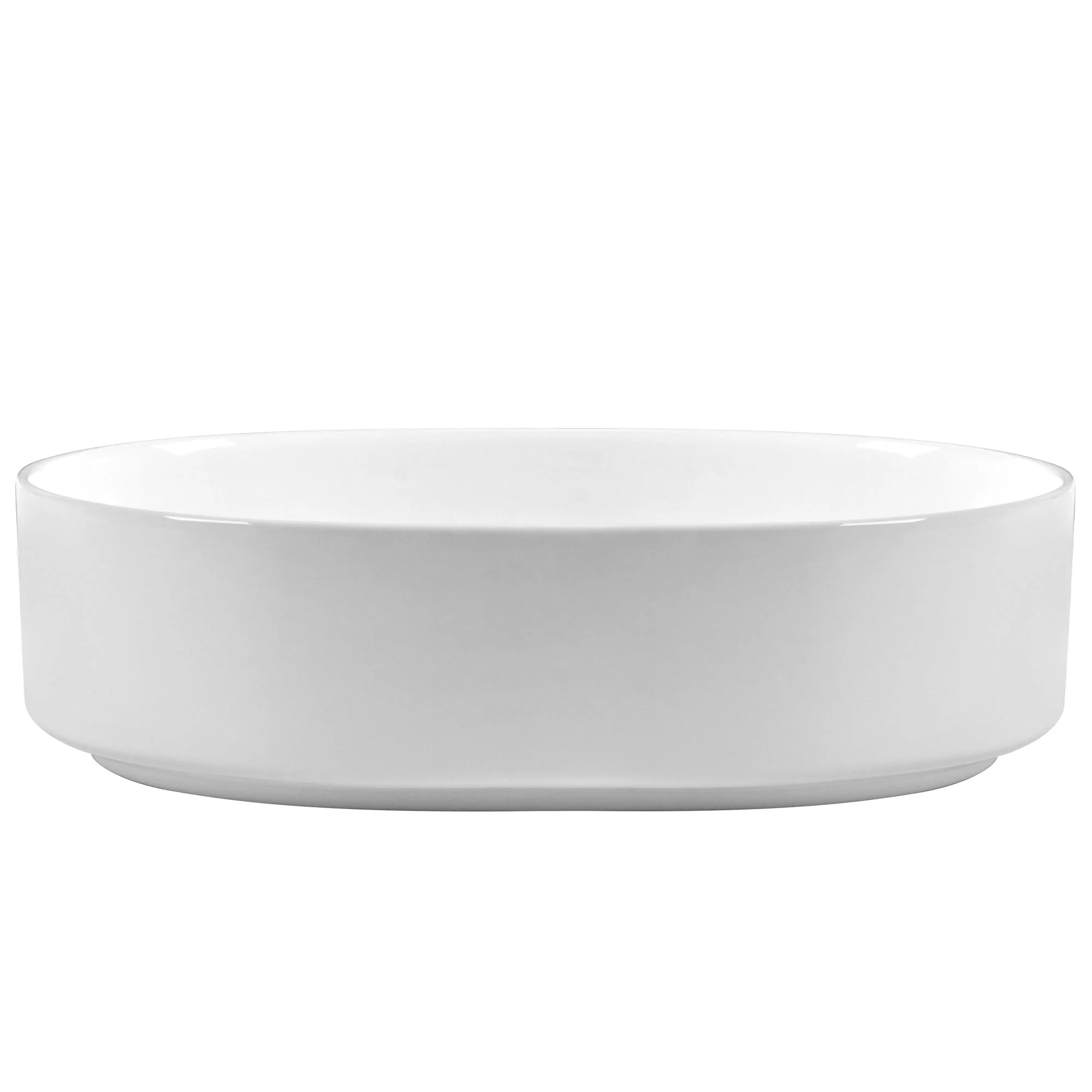19" x 15" Oval Vessel Bathroom Sink, Seamless Design - Image 8
