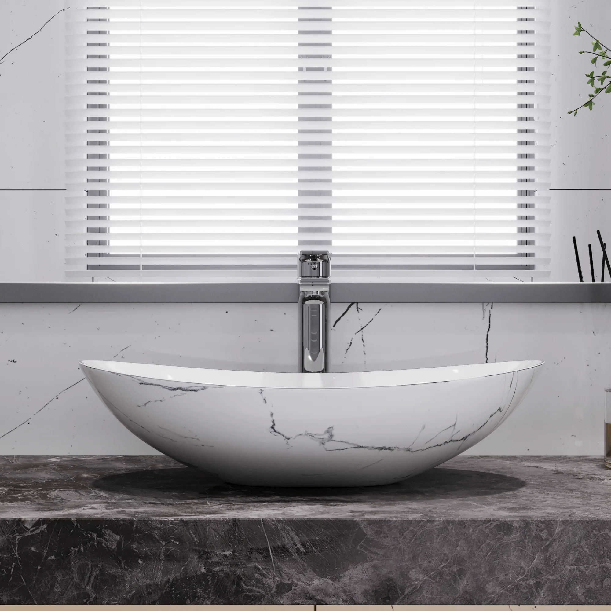 20" x 13" Oval Vessel Bathroom Sink, Easy to Maintain - Image 8