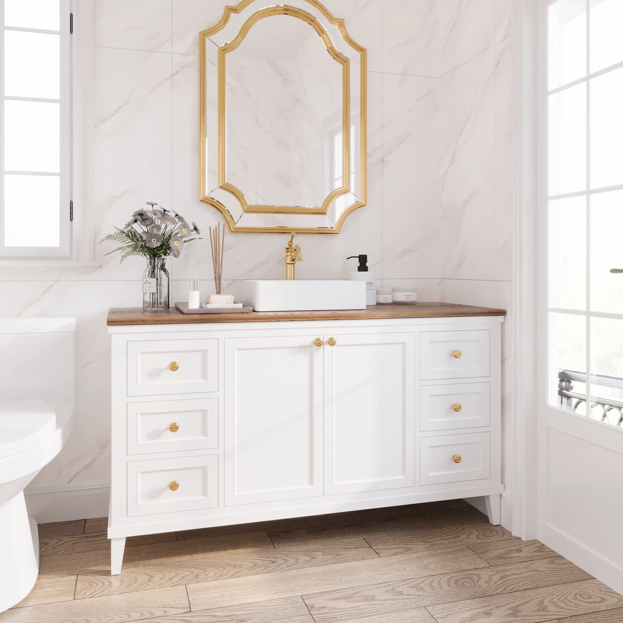 20" x 14" Rectangle Vessel Bathroom Sink, Seamless Design - Image 10
