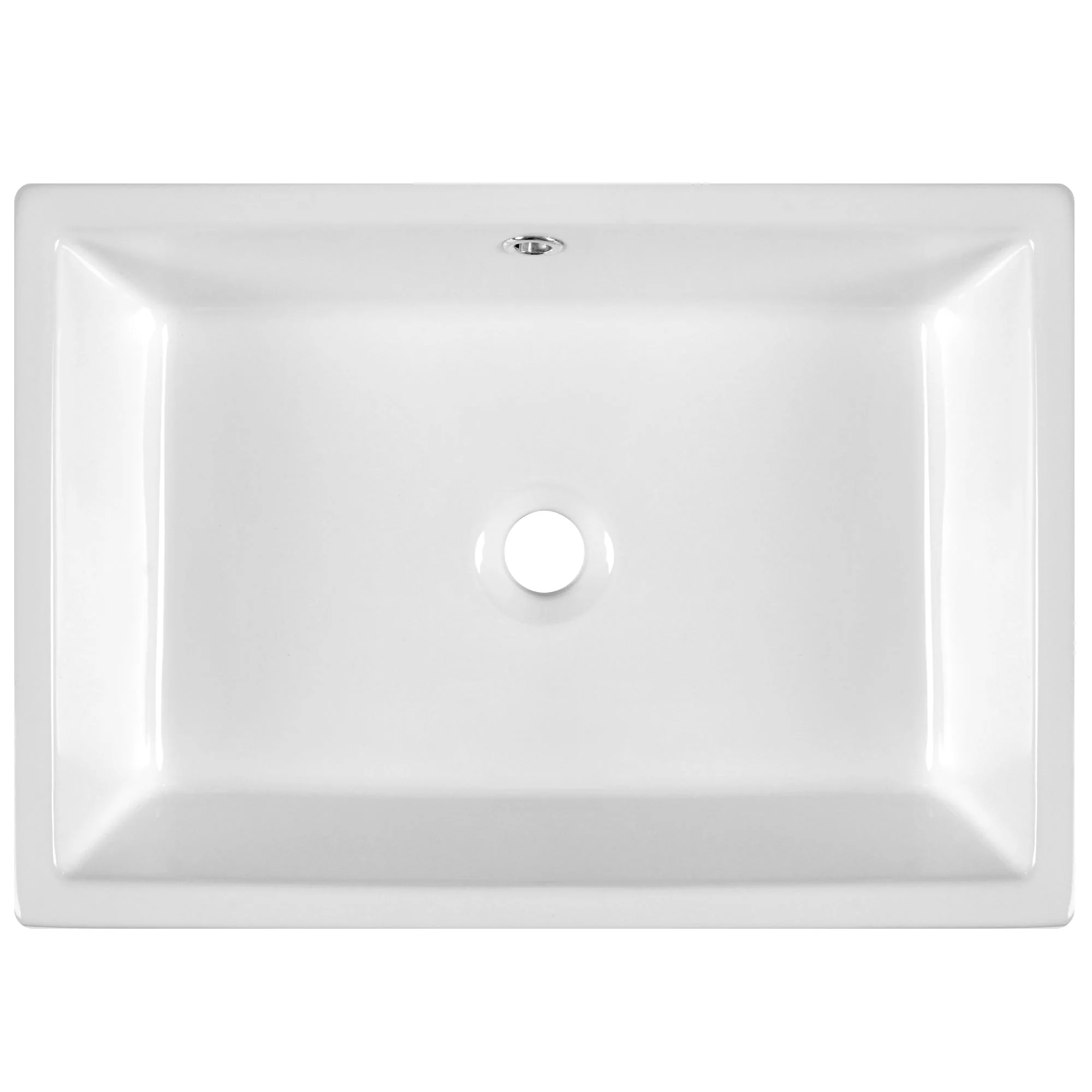 20" x 14" Rectangle Vessel Bathroom Sink, Seamless Design - Image 2
