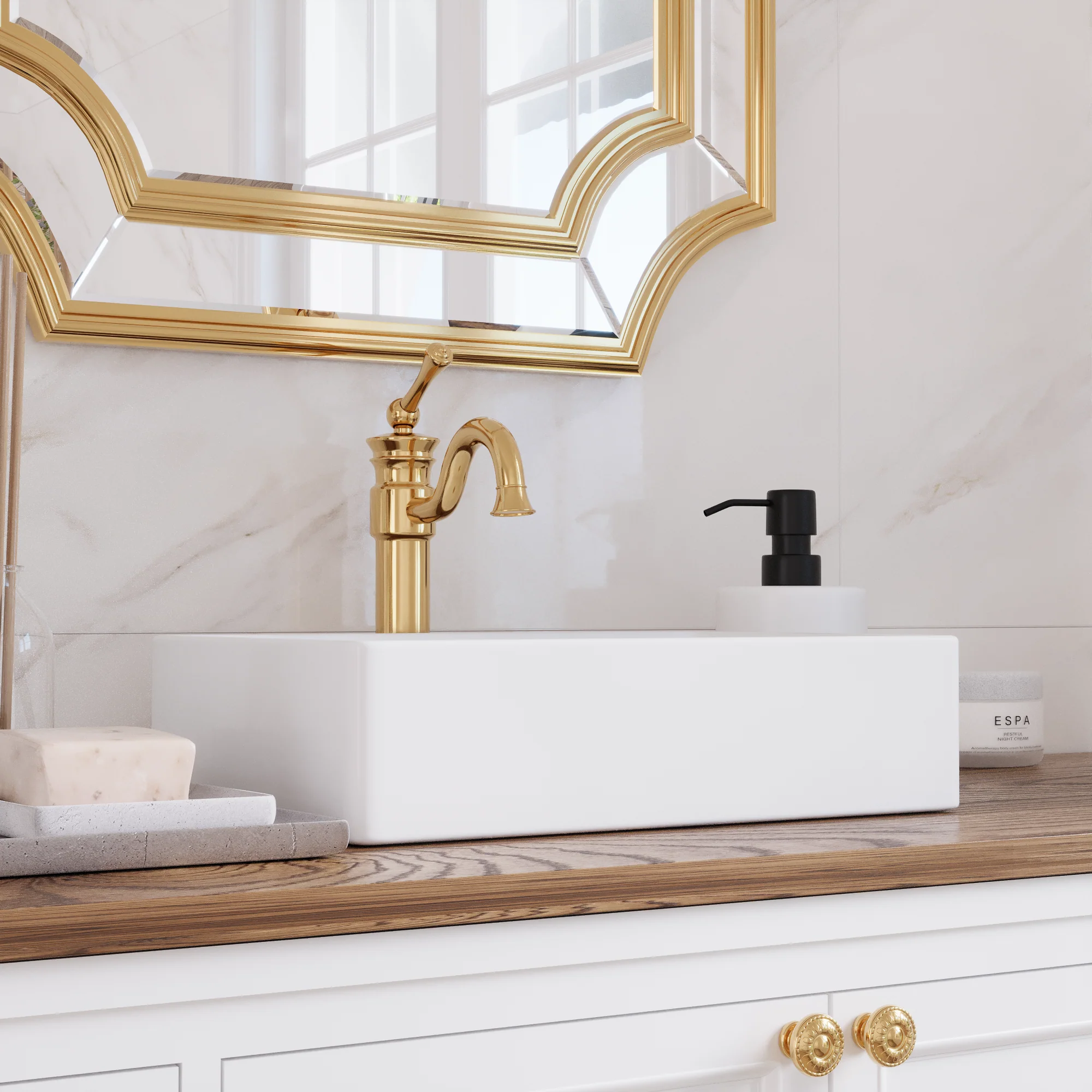 20" x 14" Rectangle Vessel Bathroom Sink, Seamless Design - Image 7