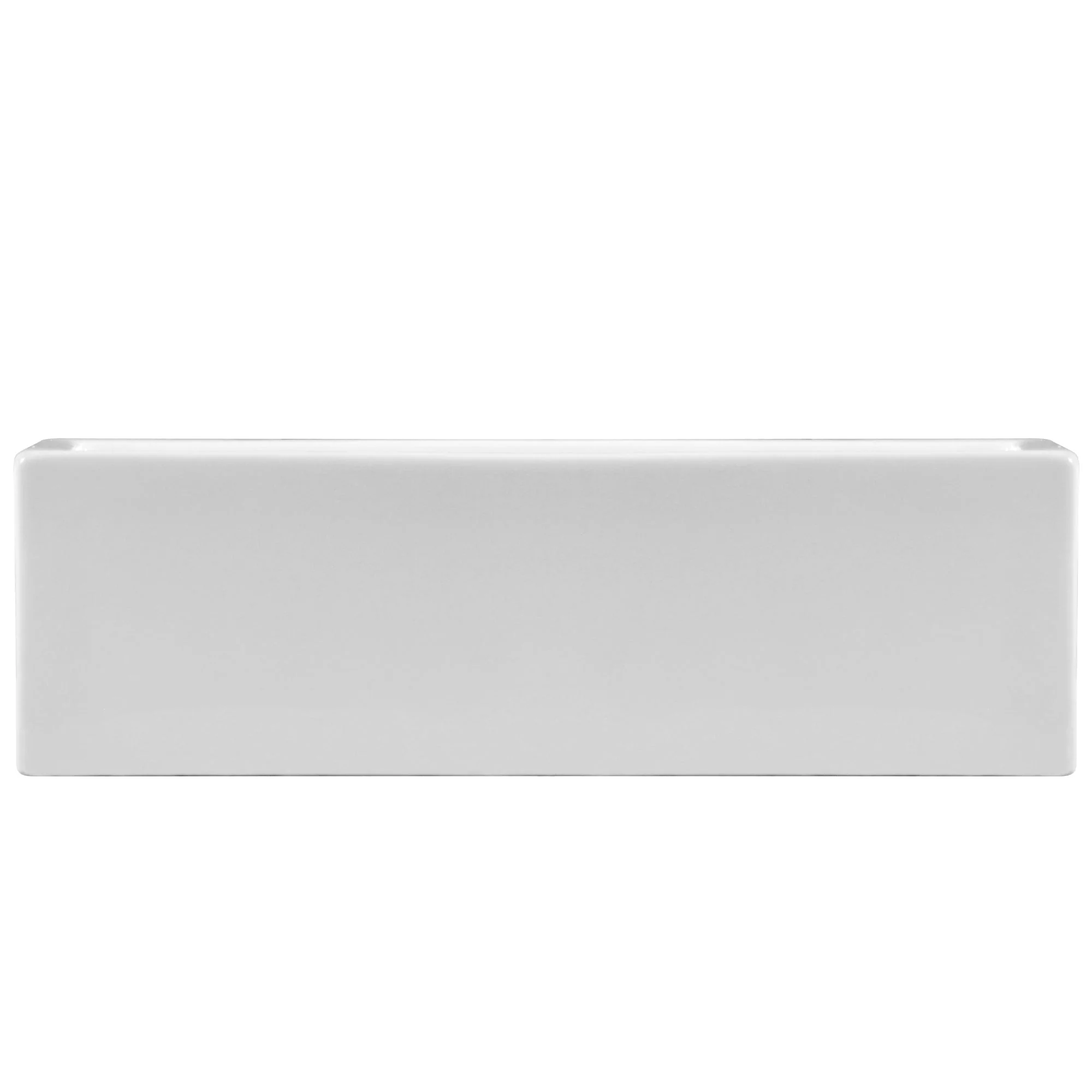 20" x 14" Rectangle Vessel Bathroom Sink, Seamless Design - Image 8