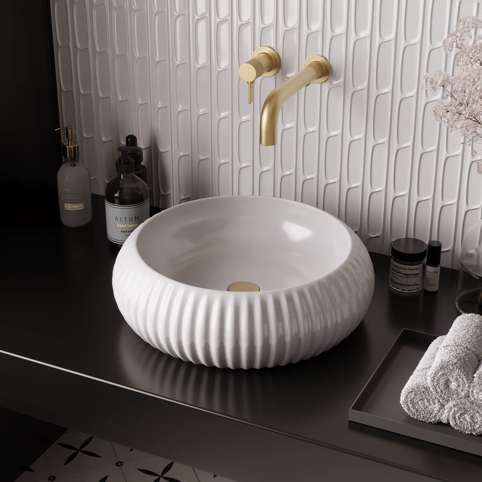 15.7"x 5.1" Round Vessel Sink, Easy to Clean - Image 3