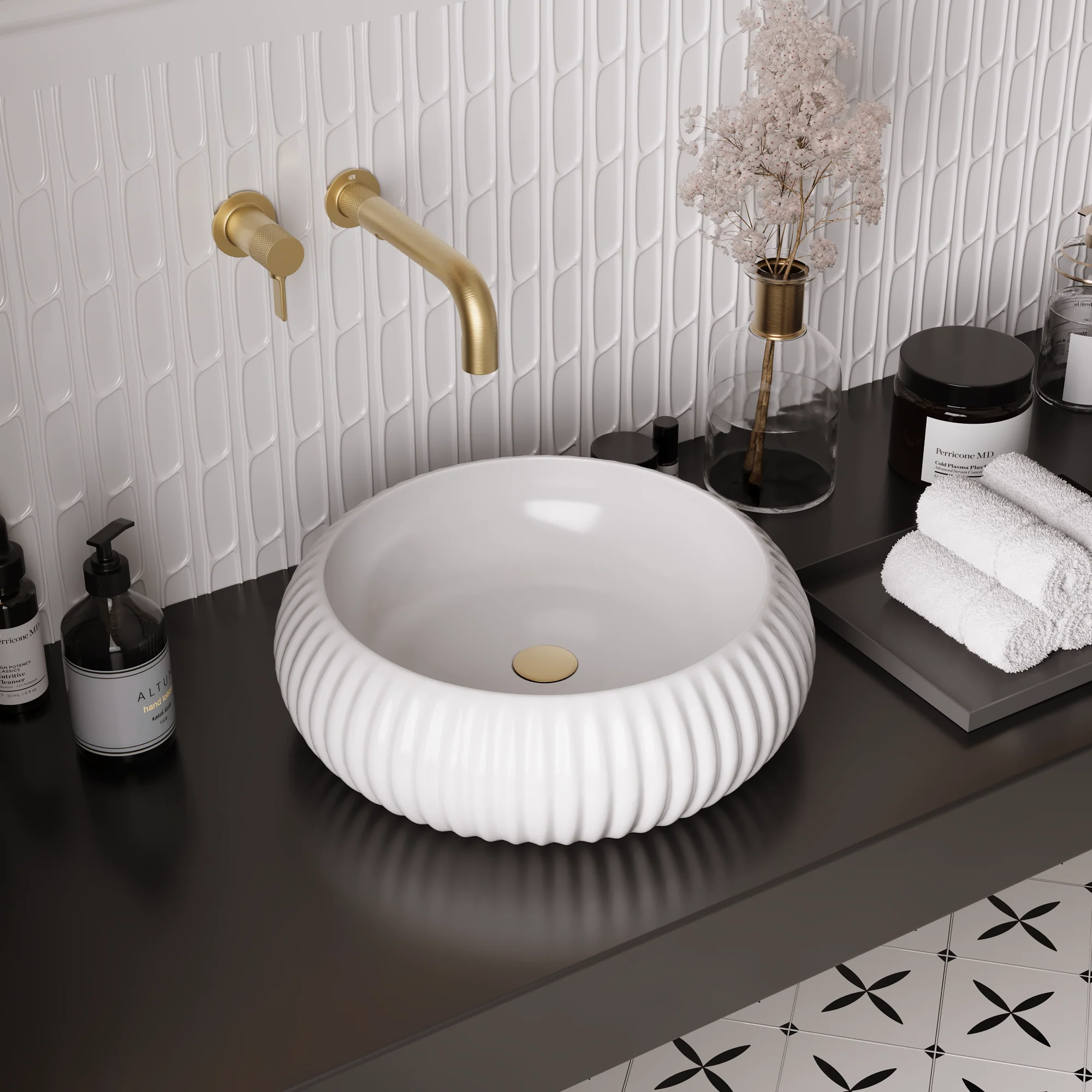 15.7"x 5.1" Round Vessel Sink, Easy to Clean - Image 4