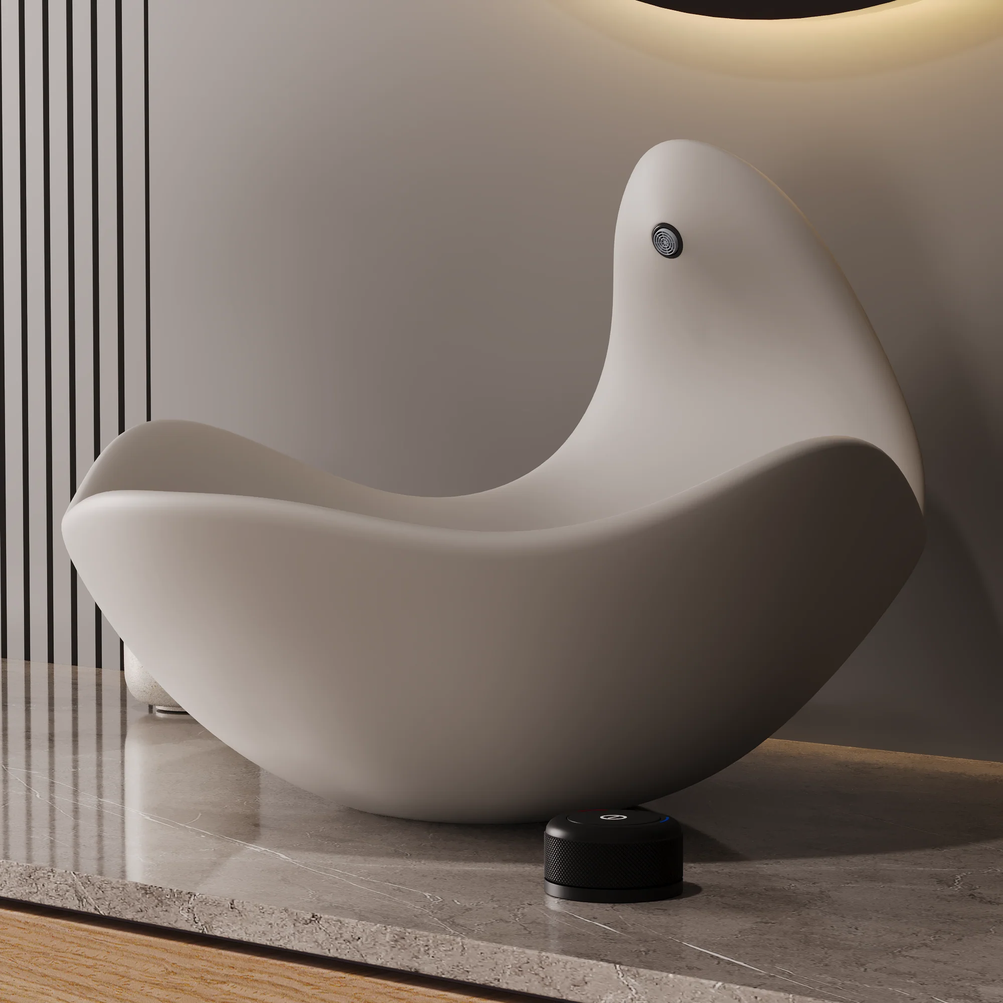 Wave Vessel Bathroom Sink With Multiple Colors, Concrete - Image 30