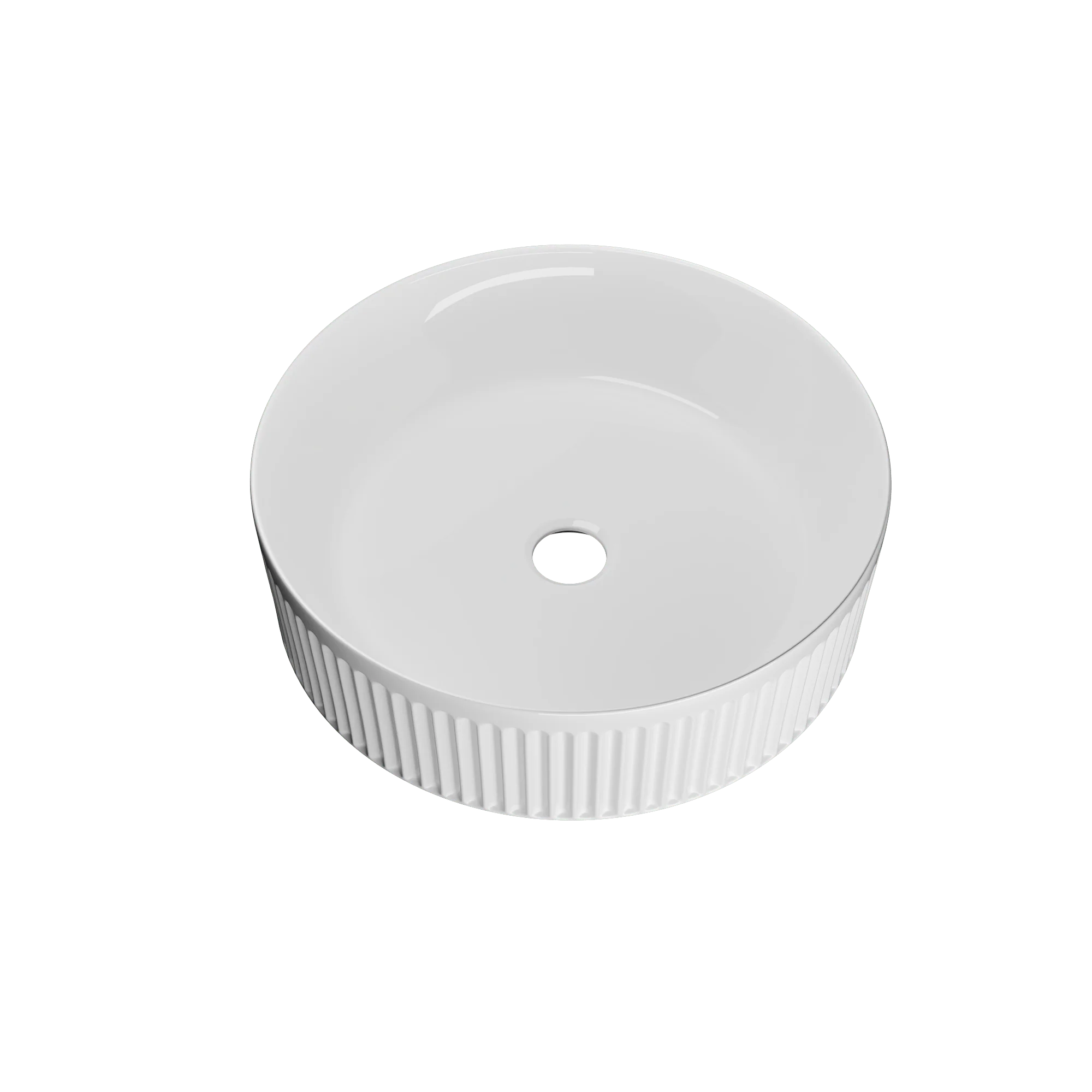 DeerValley DV-1V0320 Vessel Sinks Wavy Texture Round Ceramic Stain-Resistant - Image 8