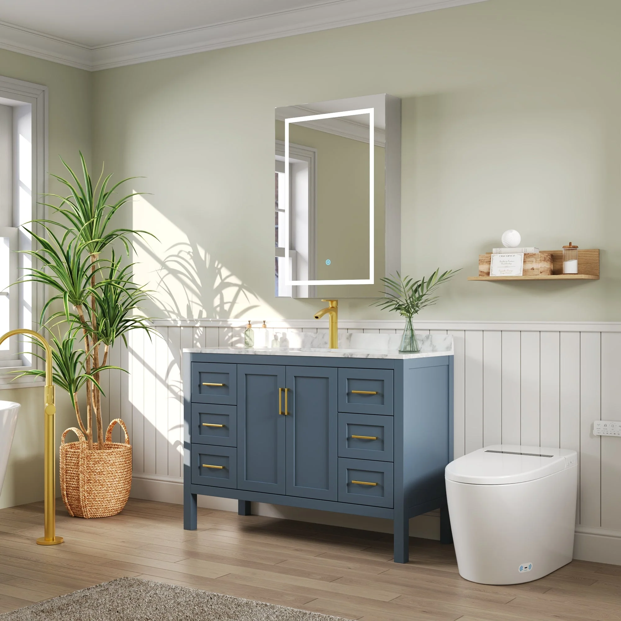 Rectangular Bathroom Vanity Mirrors, Bright Adjustment - Image 10