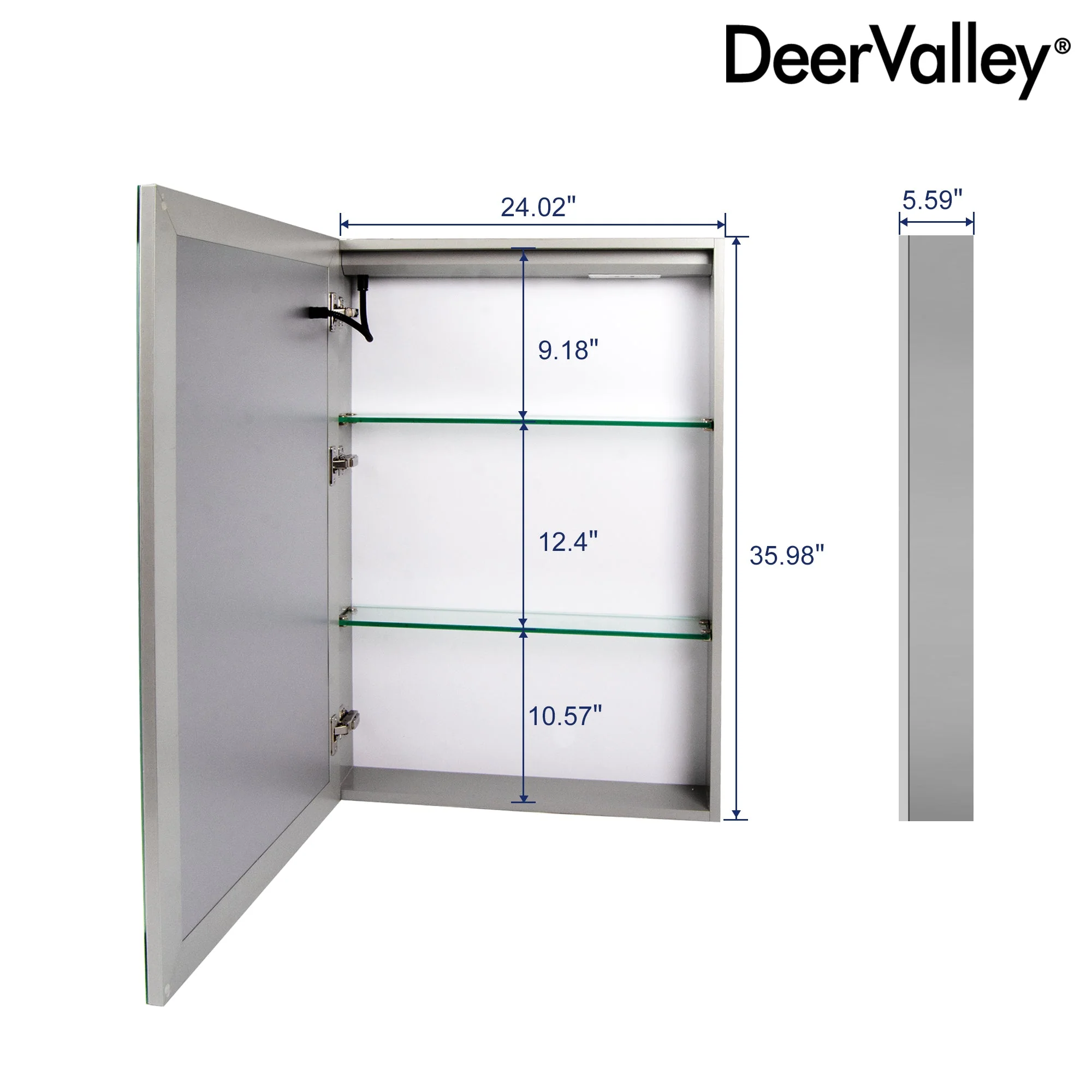 Rectangular Bathroom Vanity Mirrors, Bright Adjustment - Image 9
