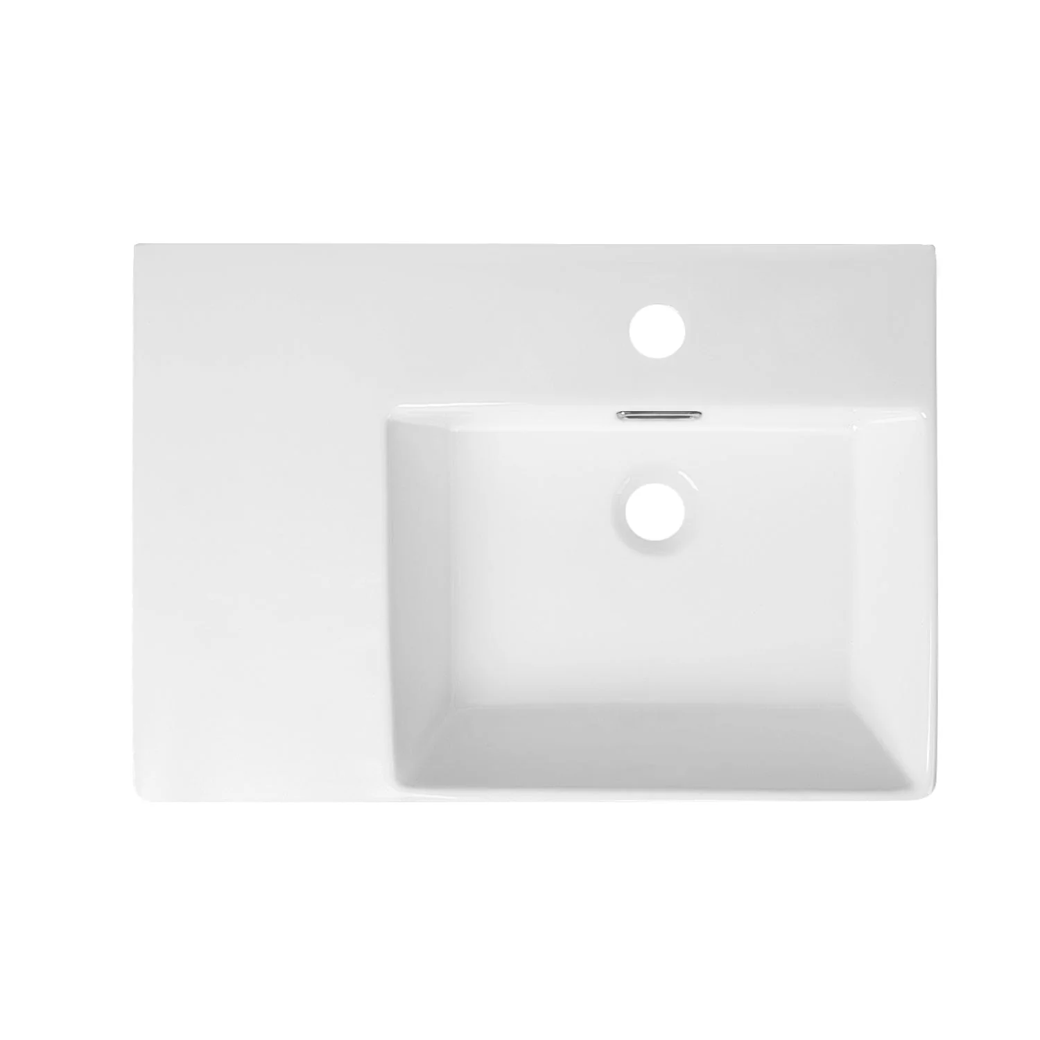 DeerValley DV-1WS0126R Wall Mounted Sinks Compact Ceramic 3 Overflow - Image 5