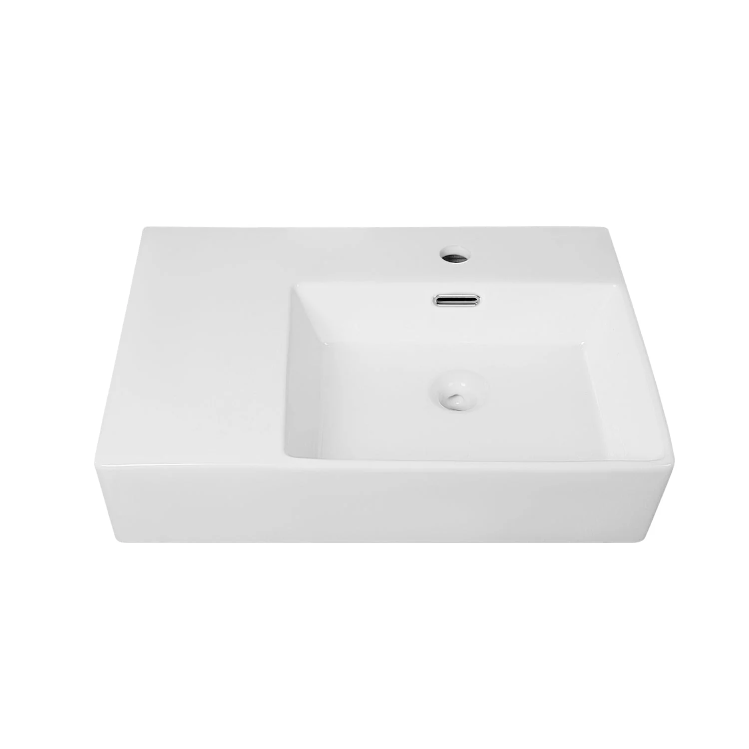 DeerValley DV-1WS0126R Wall Mounted Sinks Compact Ceramic 3 Overflow - Image 7