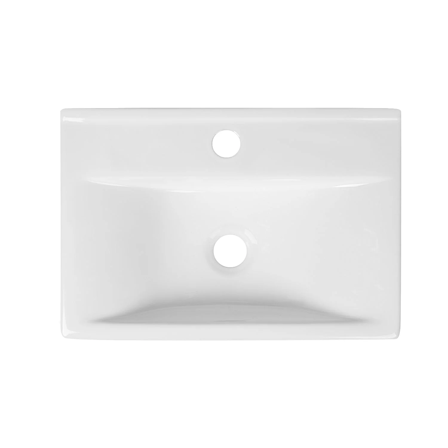 DeerValley DV-1WS0128 Wall Mounted Sinks 18in Modern Compact Design - Image 2